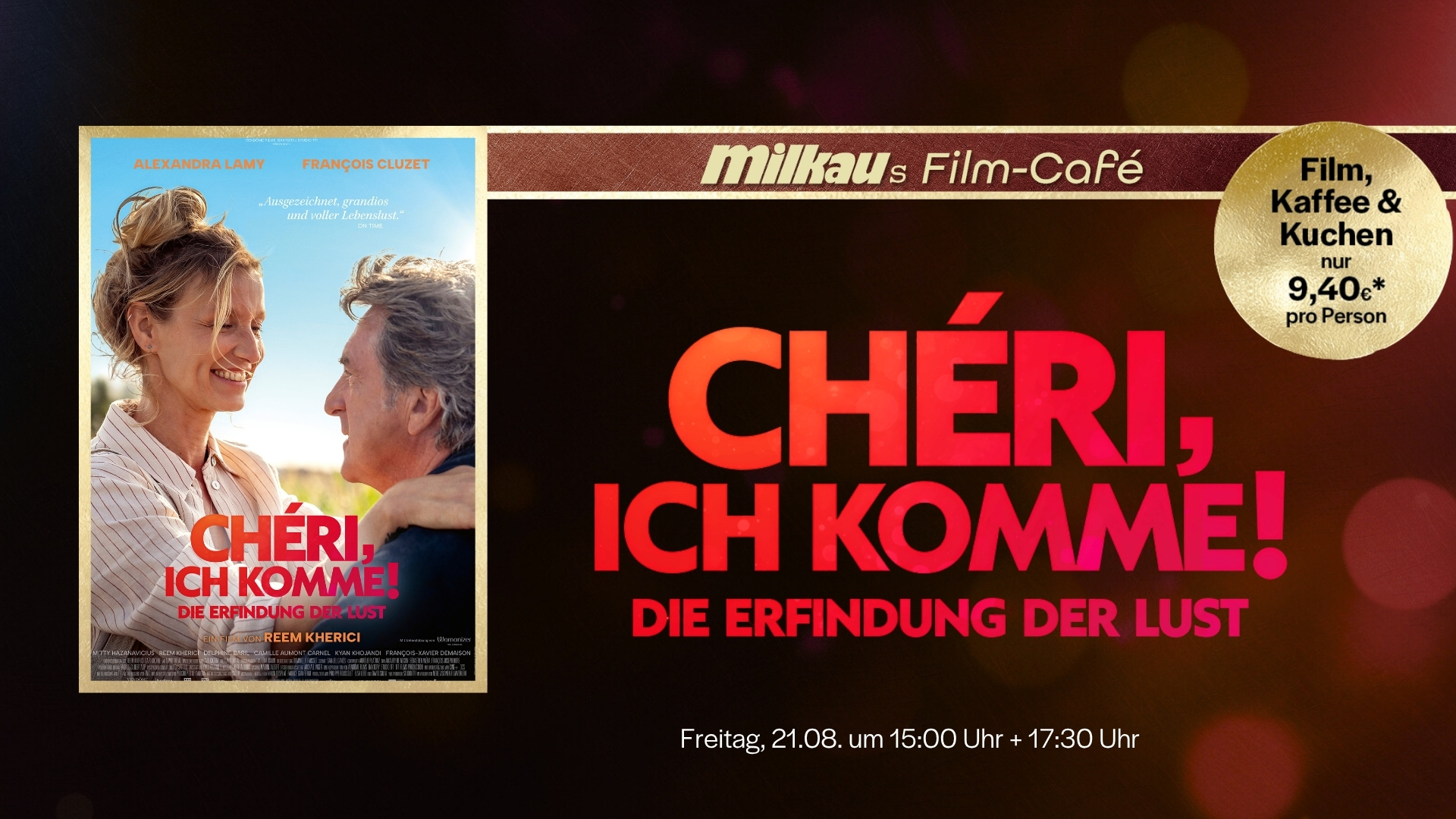 Milkaus Filmcafé: Chéri, ich komme! - Die Erfindung der Lust