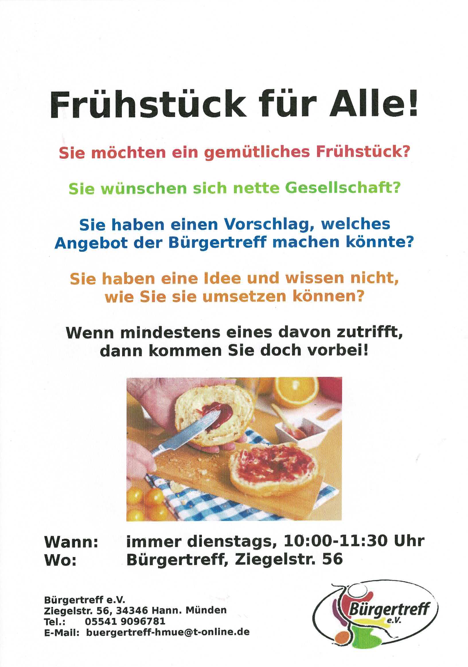 Frühstück für Alle