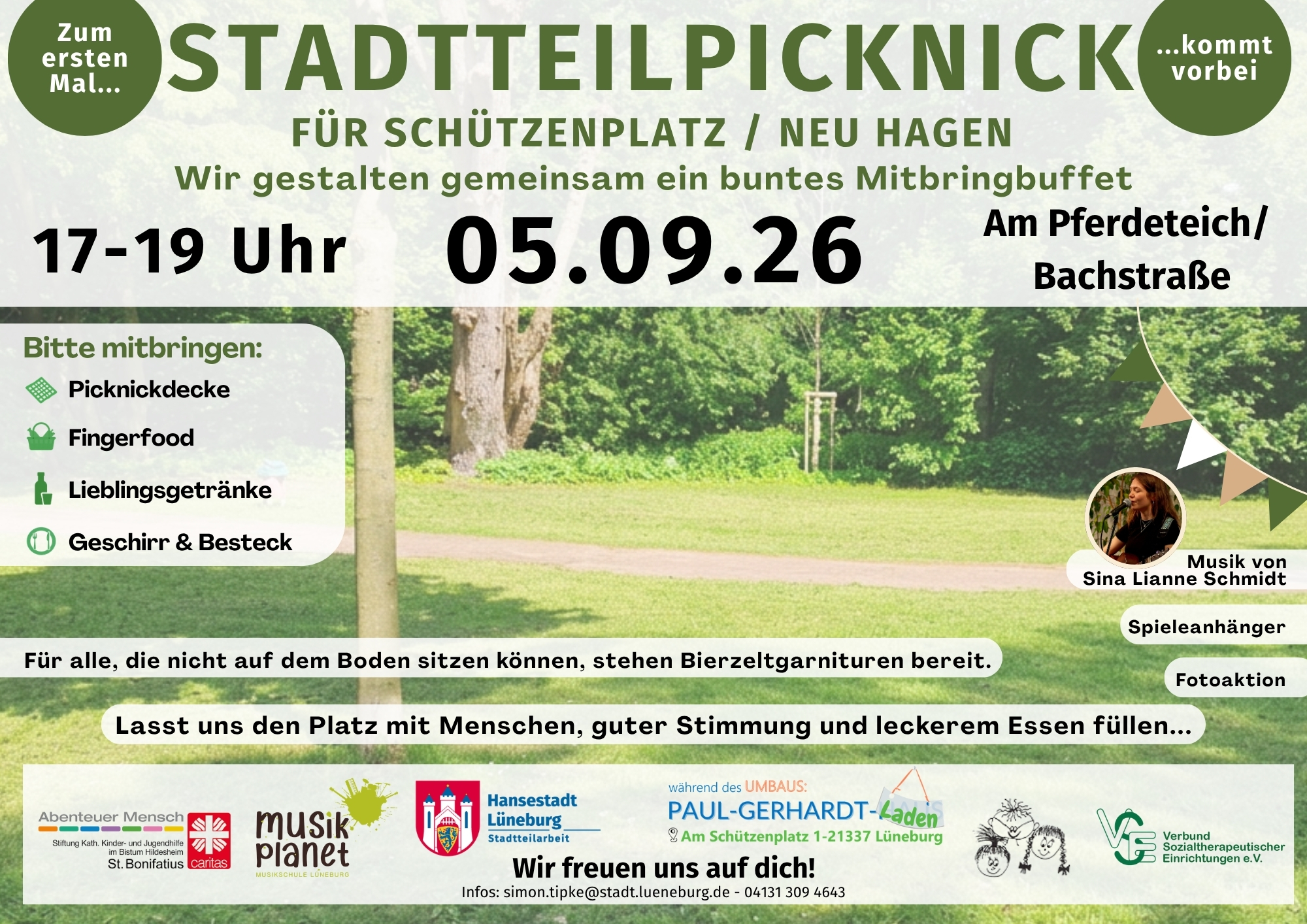 Stadtteilpicknick für Schützenplatz und Neu Hagen