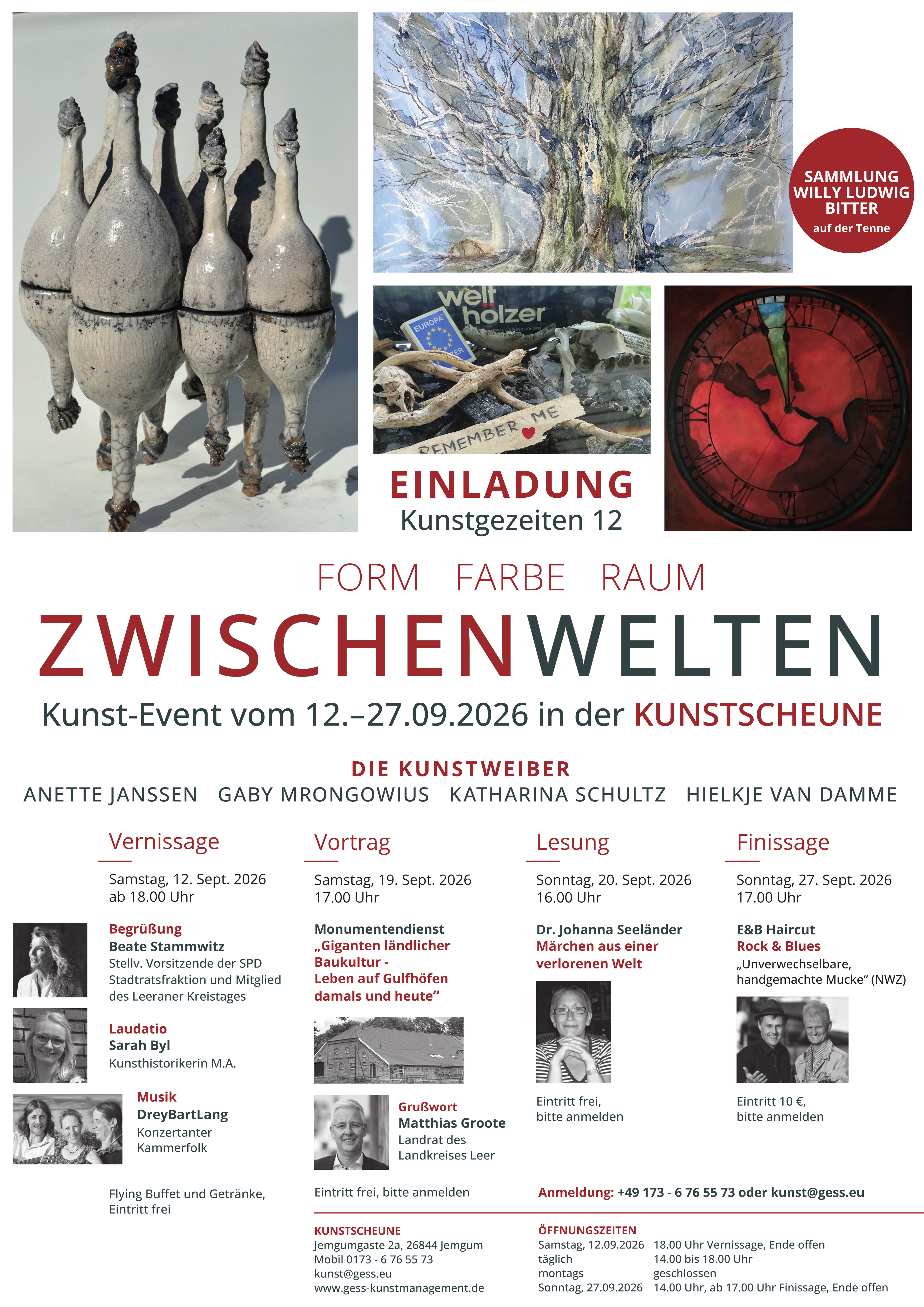 Kunstgezeiten 12 - Finissage "ZWISCHENWELTEN"