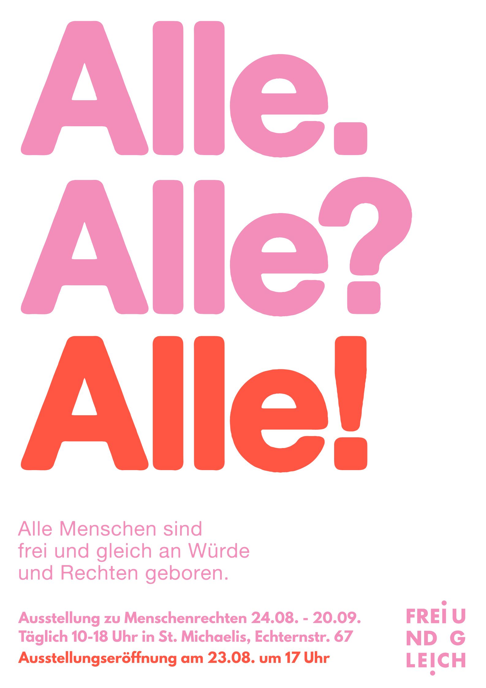 zusammen.frei und gleich - Ausstellungseröffnung