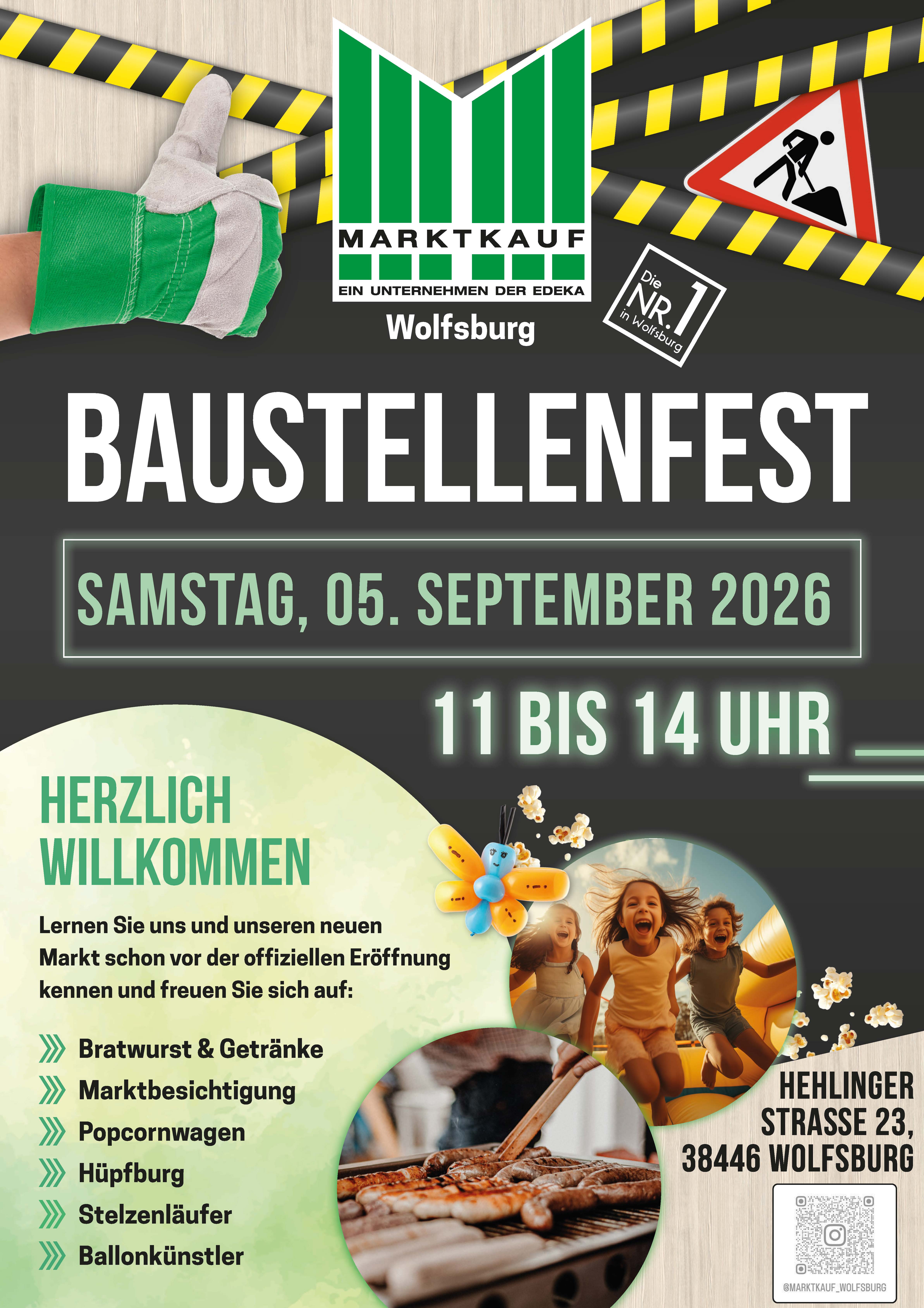 Baustellenfest des künftigen MARKTKAUF Wolfsburg-Nordsteimke
