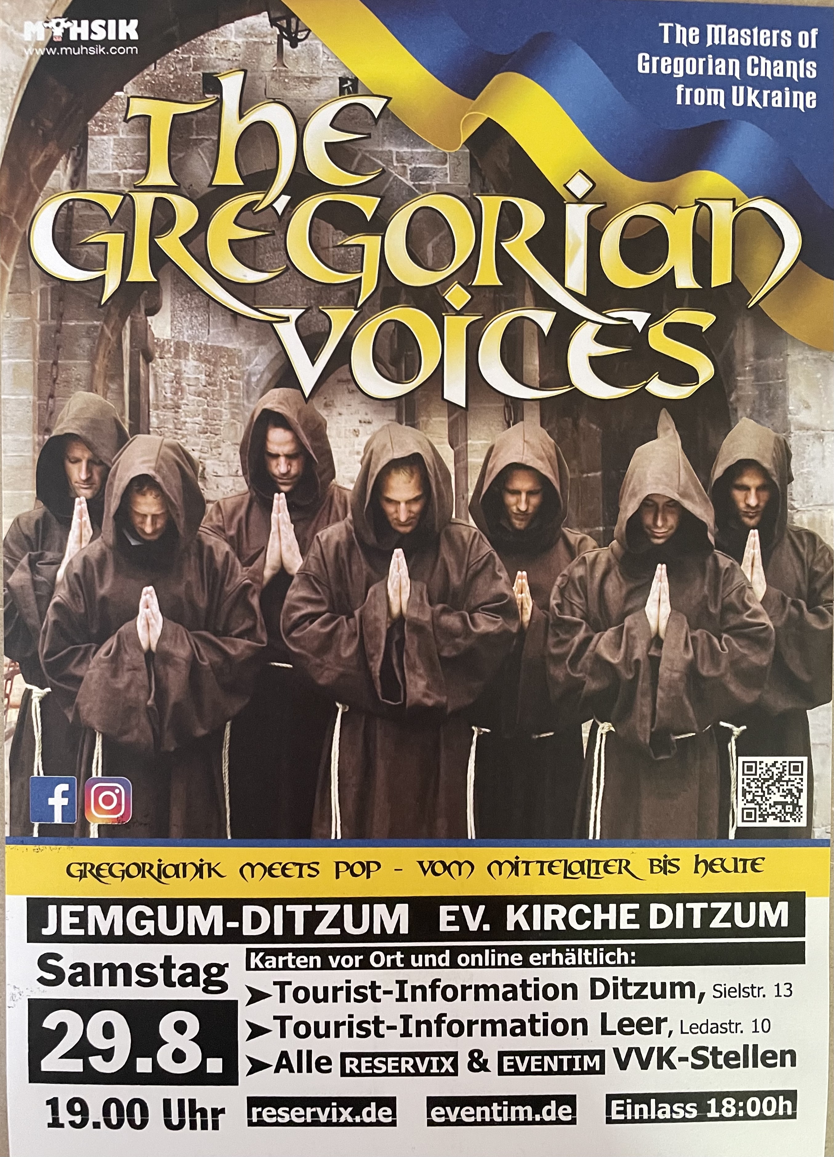 THE GREGORIAN VOICES in Ditzum