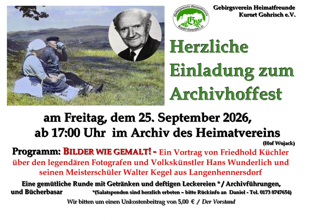 Archivhoffest Gohrisch
