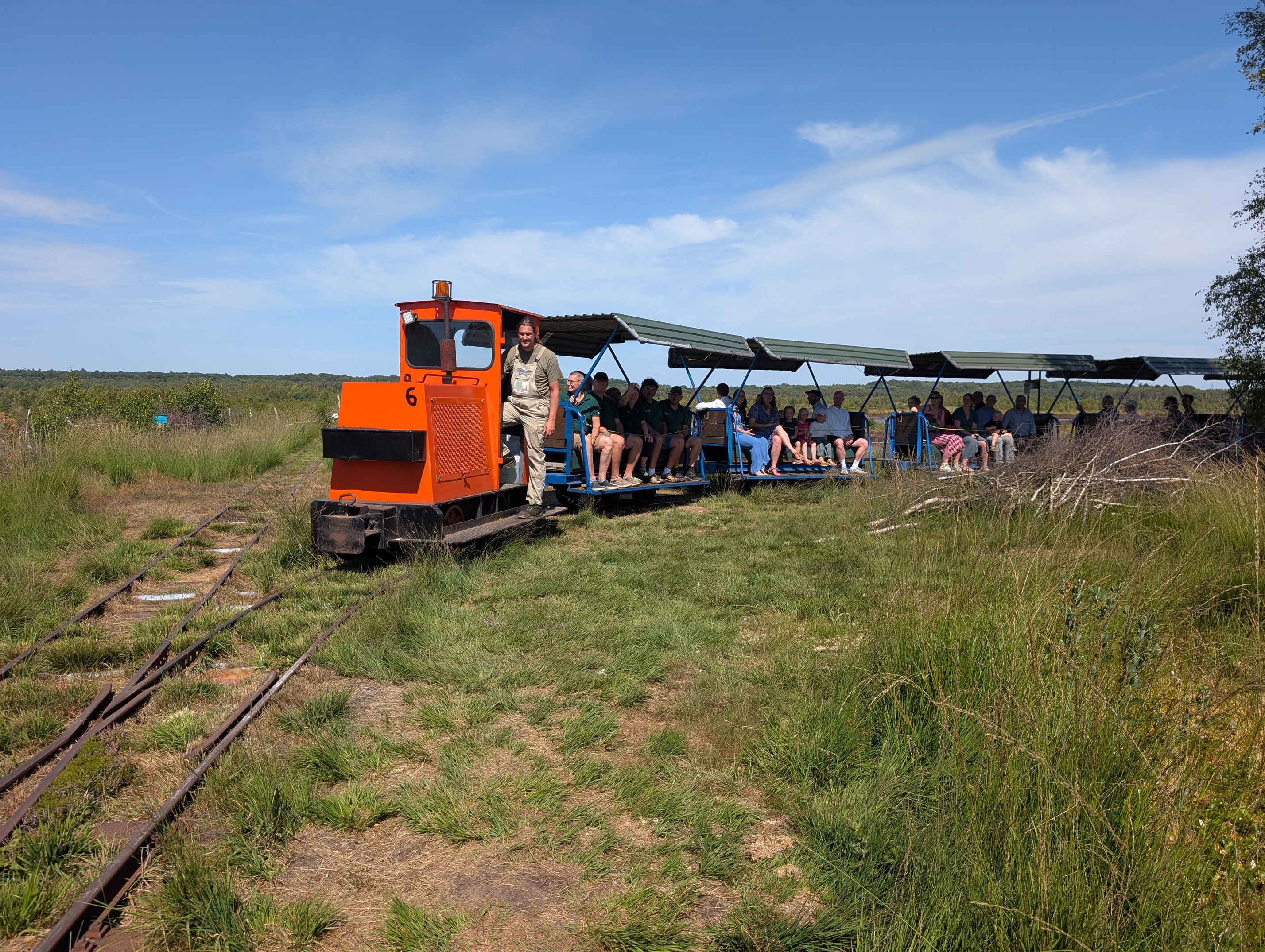Mit der Torfbahn durch das Himmelmoor