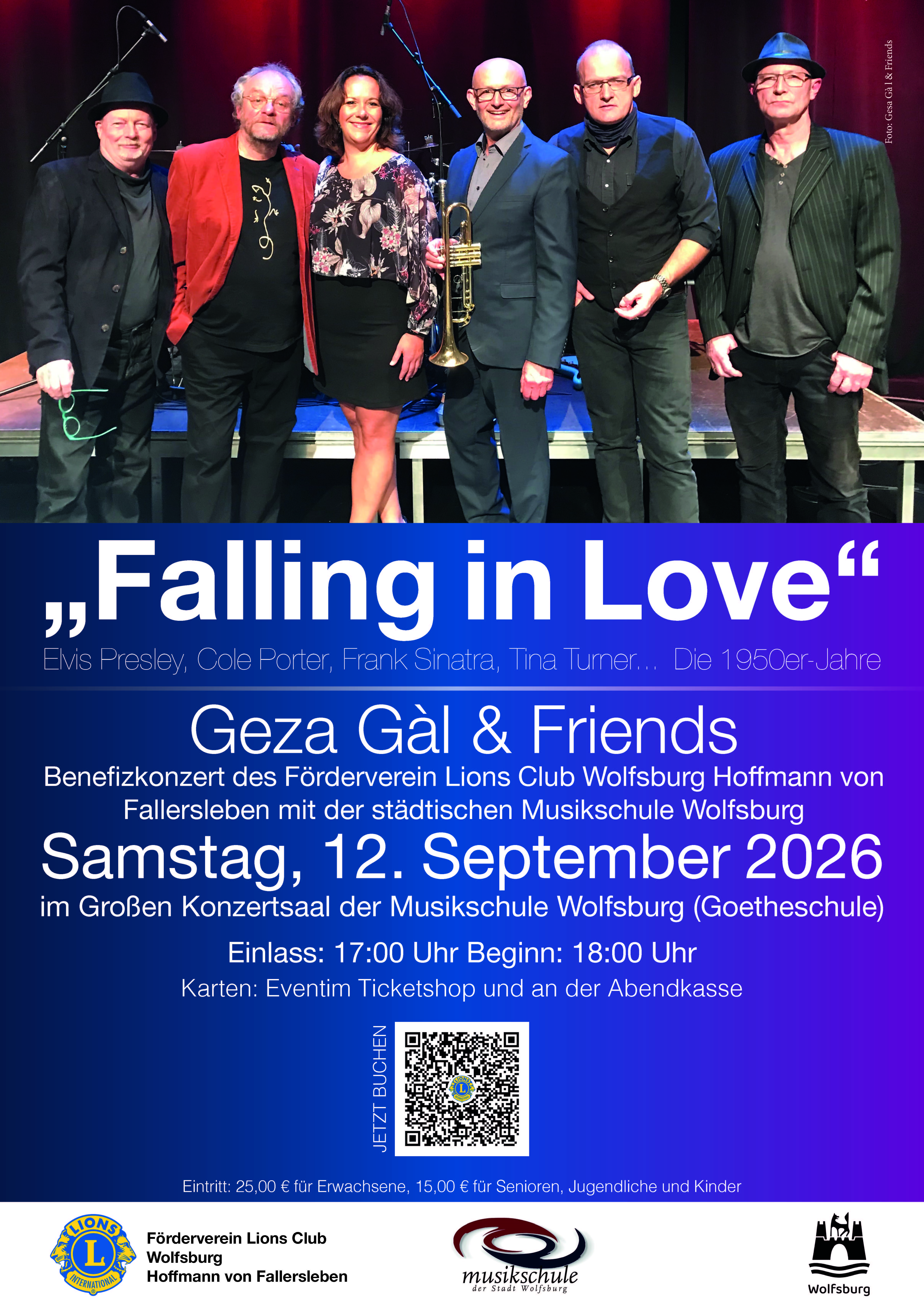 "Falling in Love" 1950er Jahre Retro-Benefizkonzert