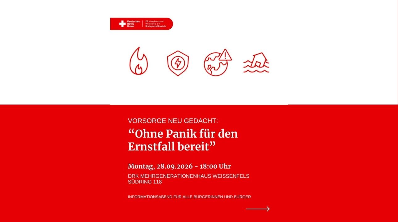VORSORGE NEU GEDACHT: "Ohne Panik f&uuml;r den Ernstfall bereit"