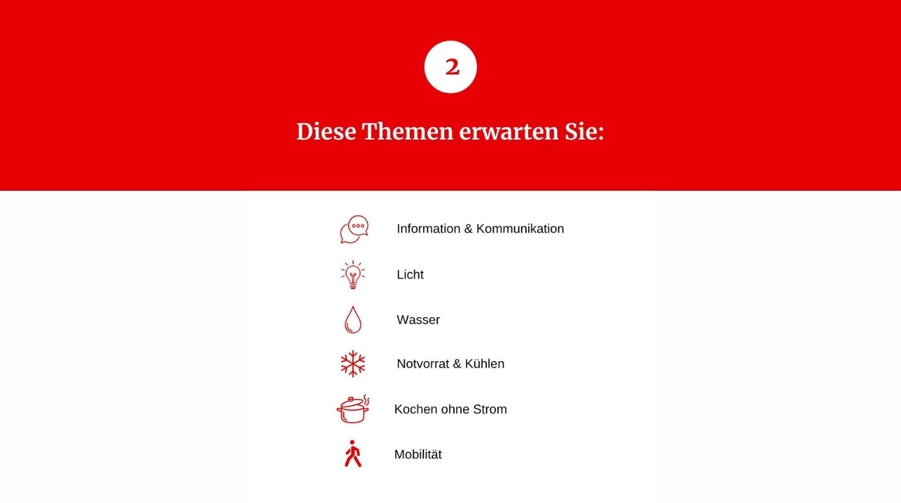 VORSORGE NEU GEDACHT: "Ohne Panik f&uuml;r den Ernstfall bereit"