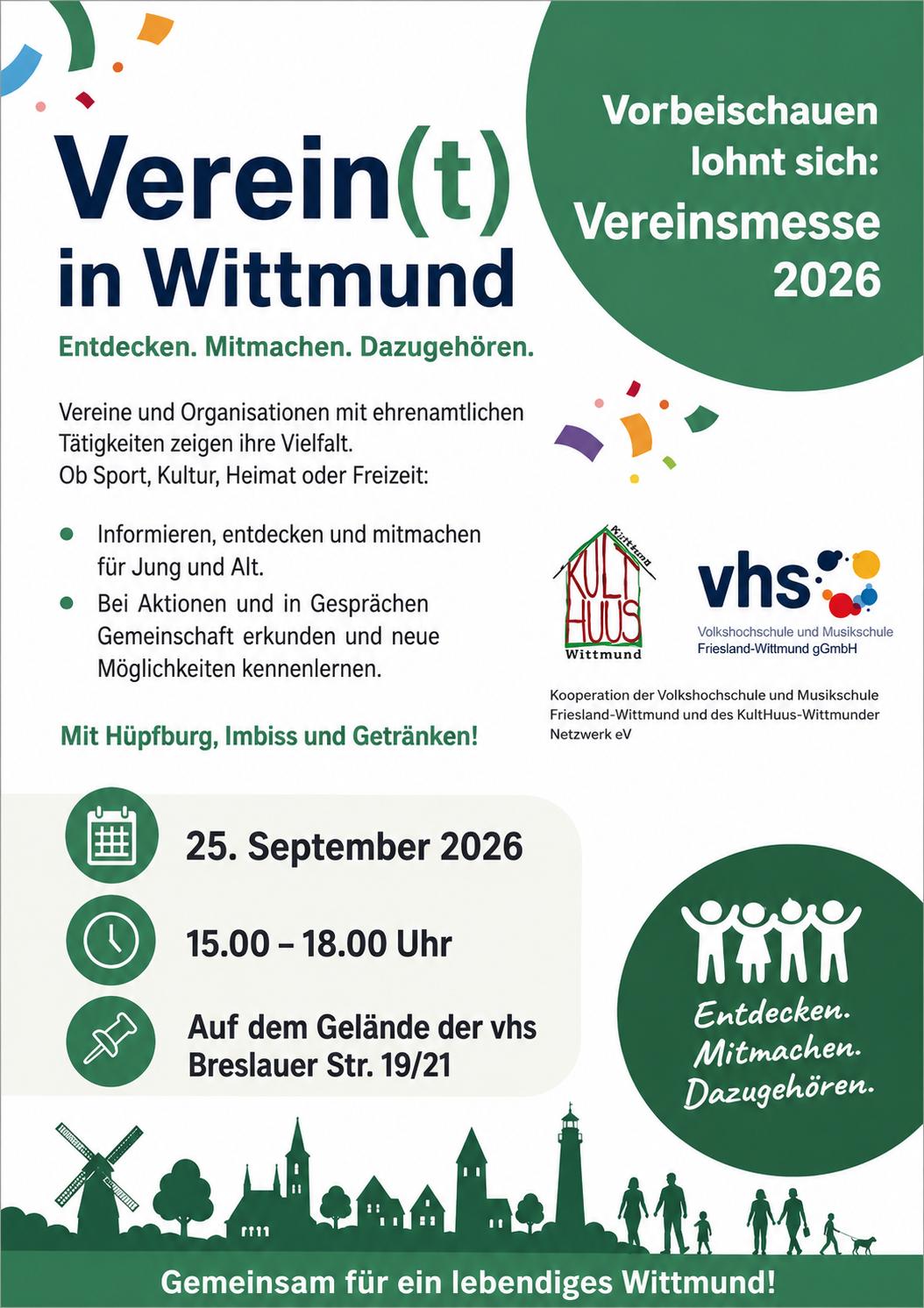 Verein(t) in Wittmund - Vereinsmesse 2026