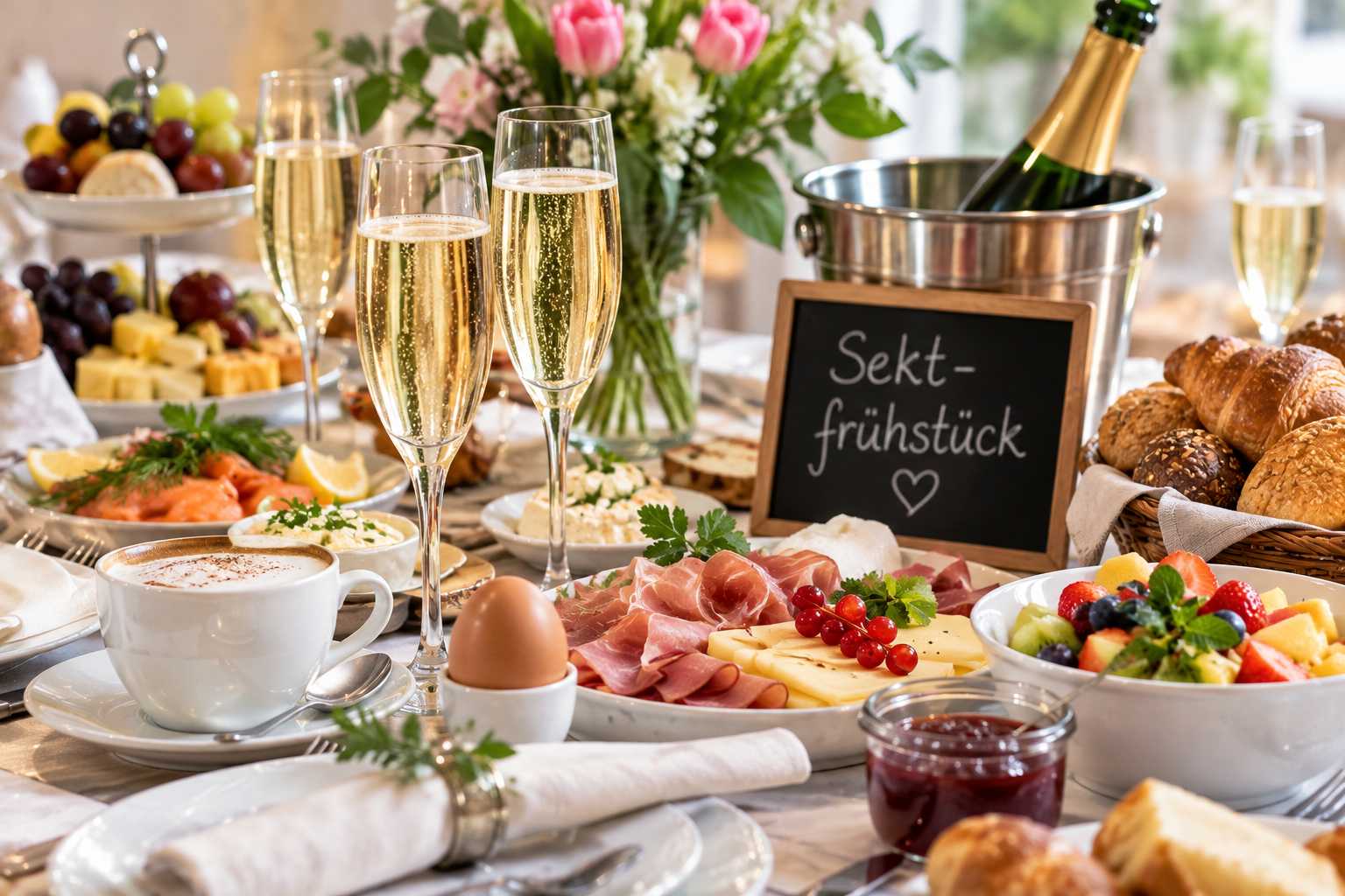 Prosecco Frühstück im Jedermanns
