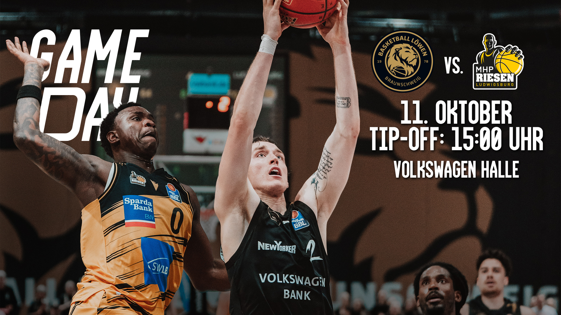 Basketball Löwen Braunschweig vs. MHP Riesen Ludwigsburg