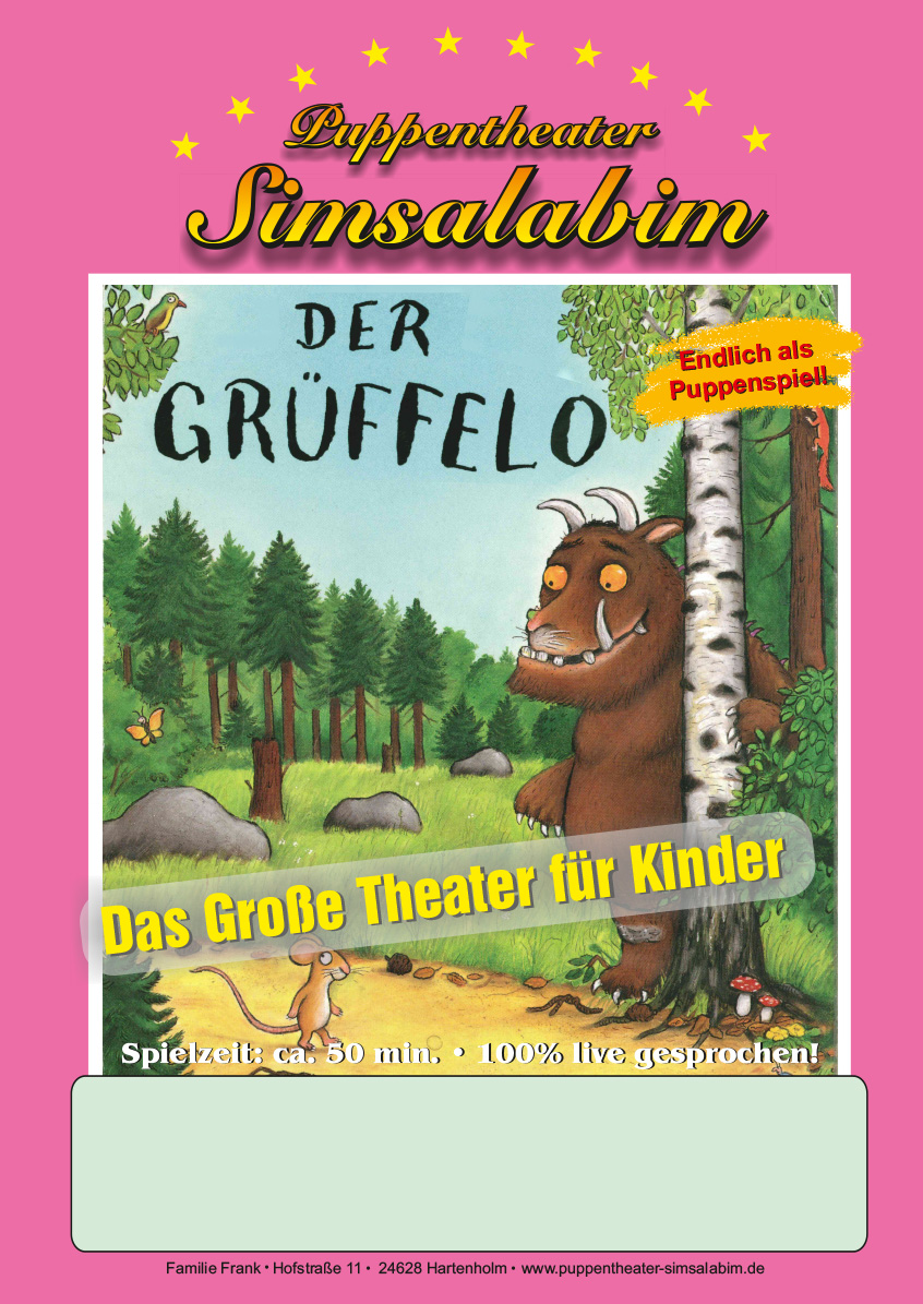 Puppentheater Simsalabim - Der Grüffelo