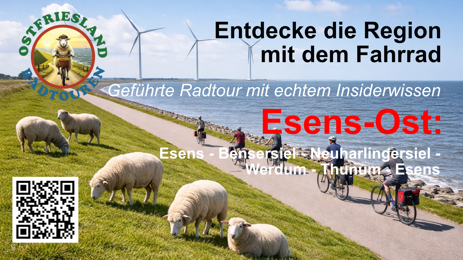 Gef&uuml;hrte Fahrradtour - Esens / Bensersiel / Neuharlingersiel