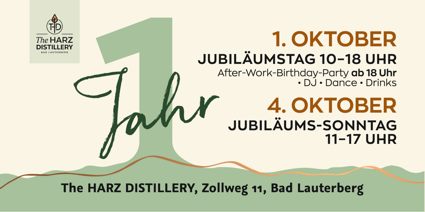 1 Jahr The Harz Distillery