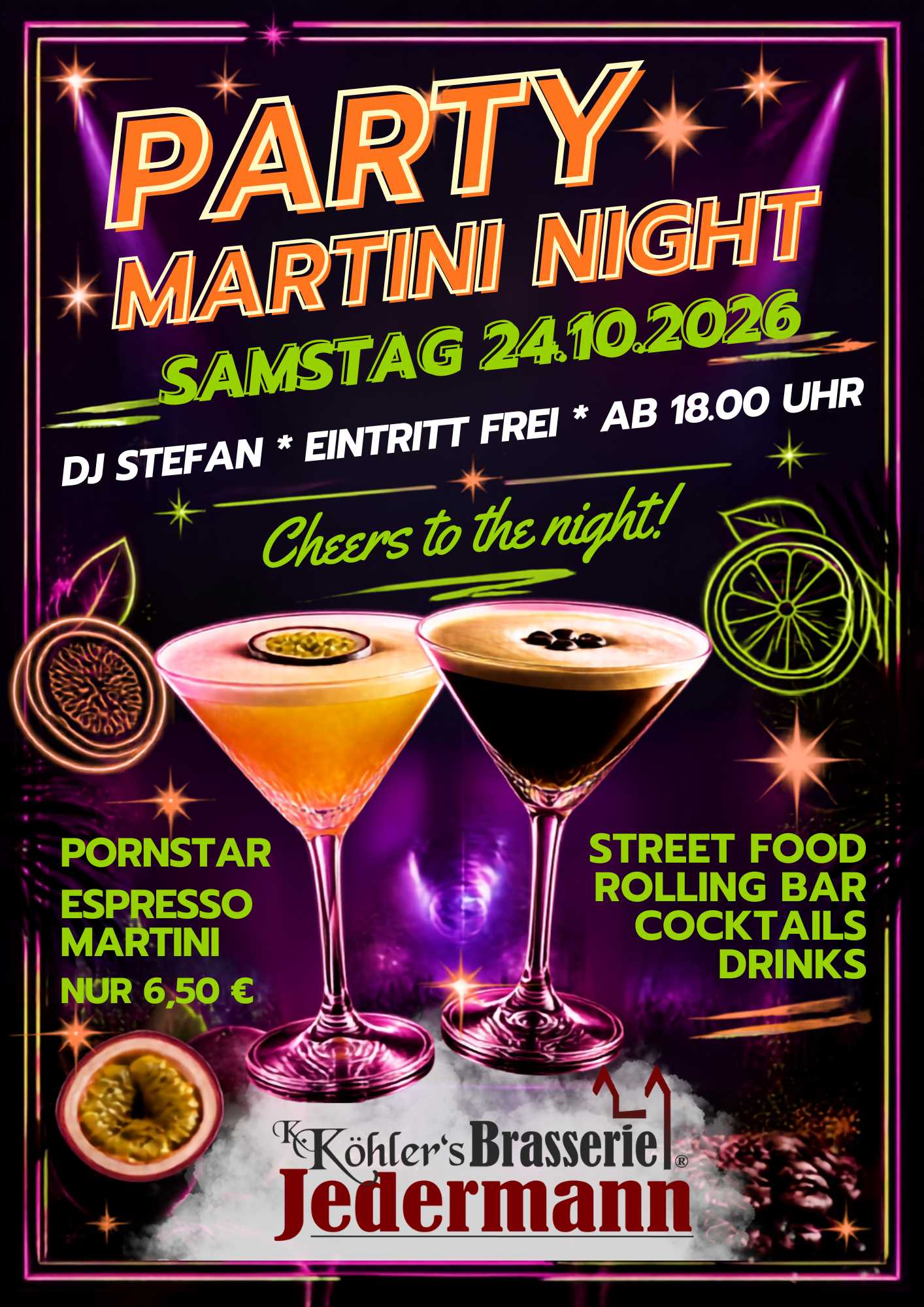Party Martini Night