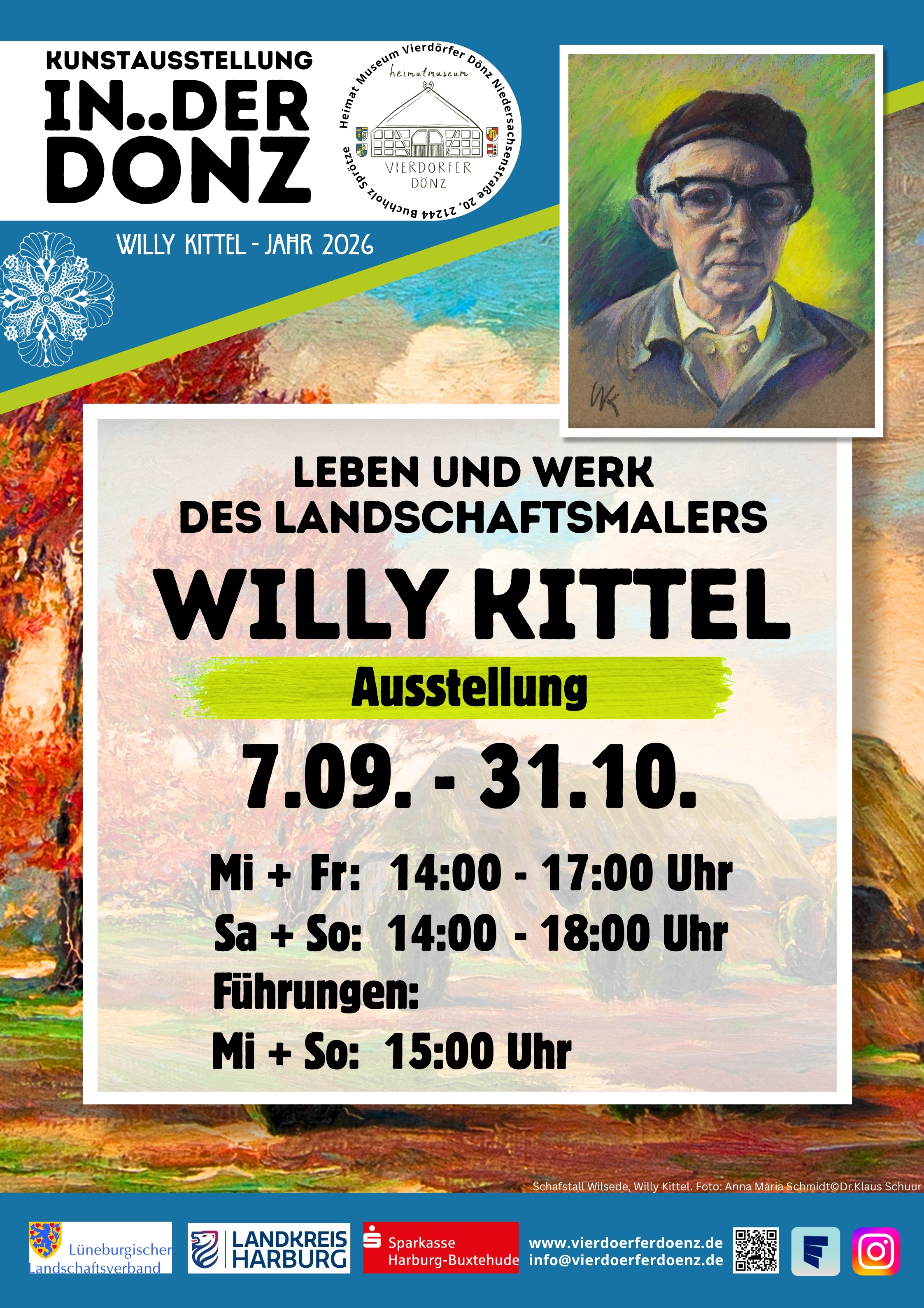 Ausstellung Leben Und Werk Des Landschaftsmalers Willy Kittel 1889