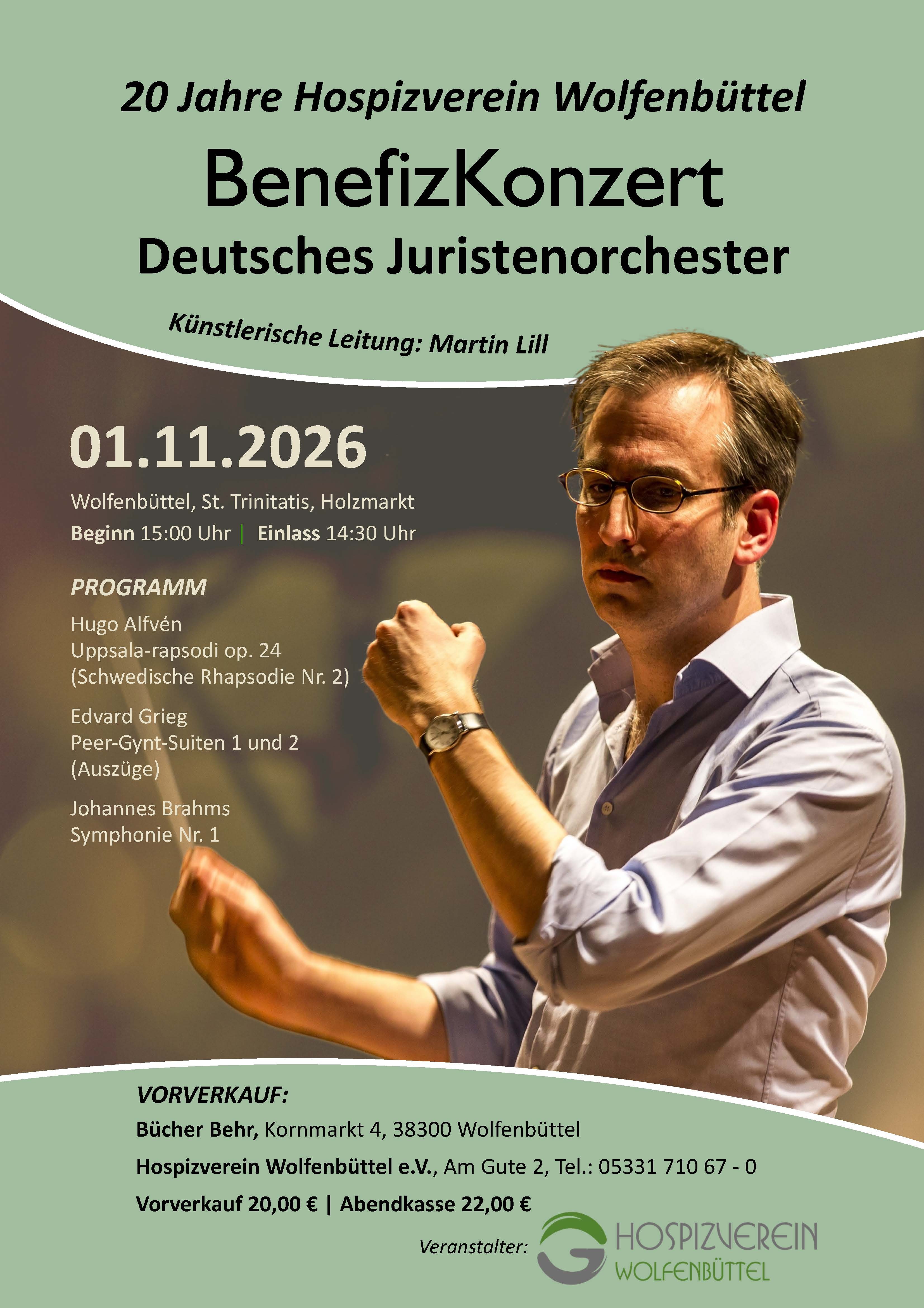 Detailseite 'Benefizkonzert des Deutschen Juristenorchesters' (01.11.2026) öffnen