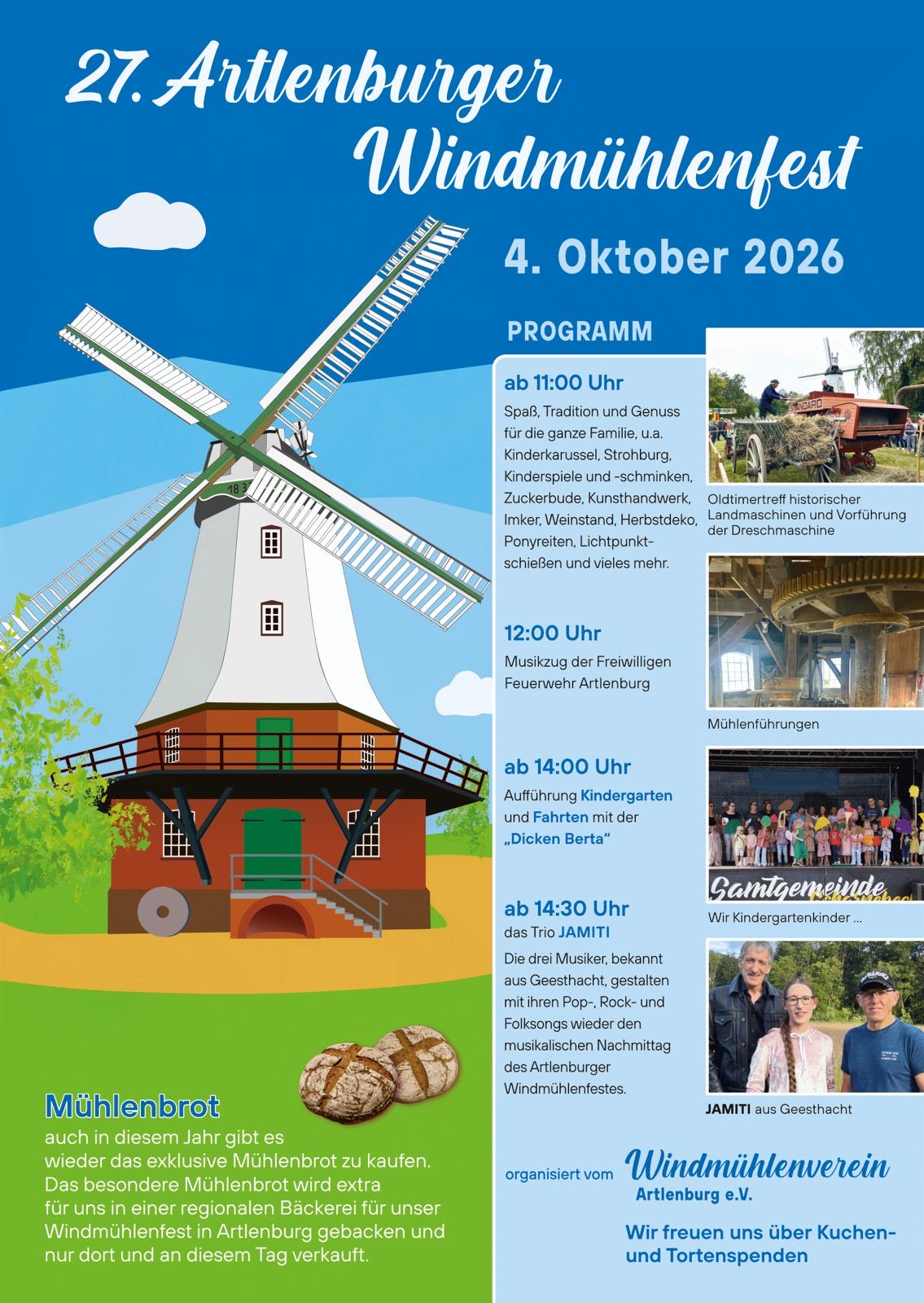 Windmühlenfest Artlenburg