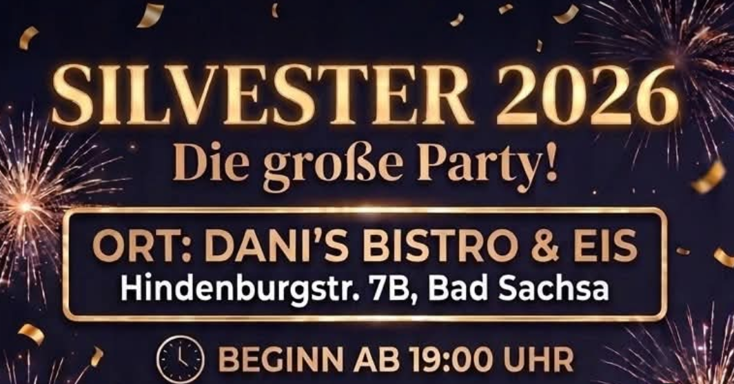 Silvester 2026 - Die große Party!