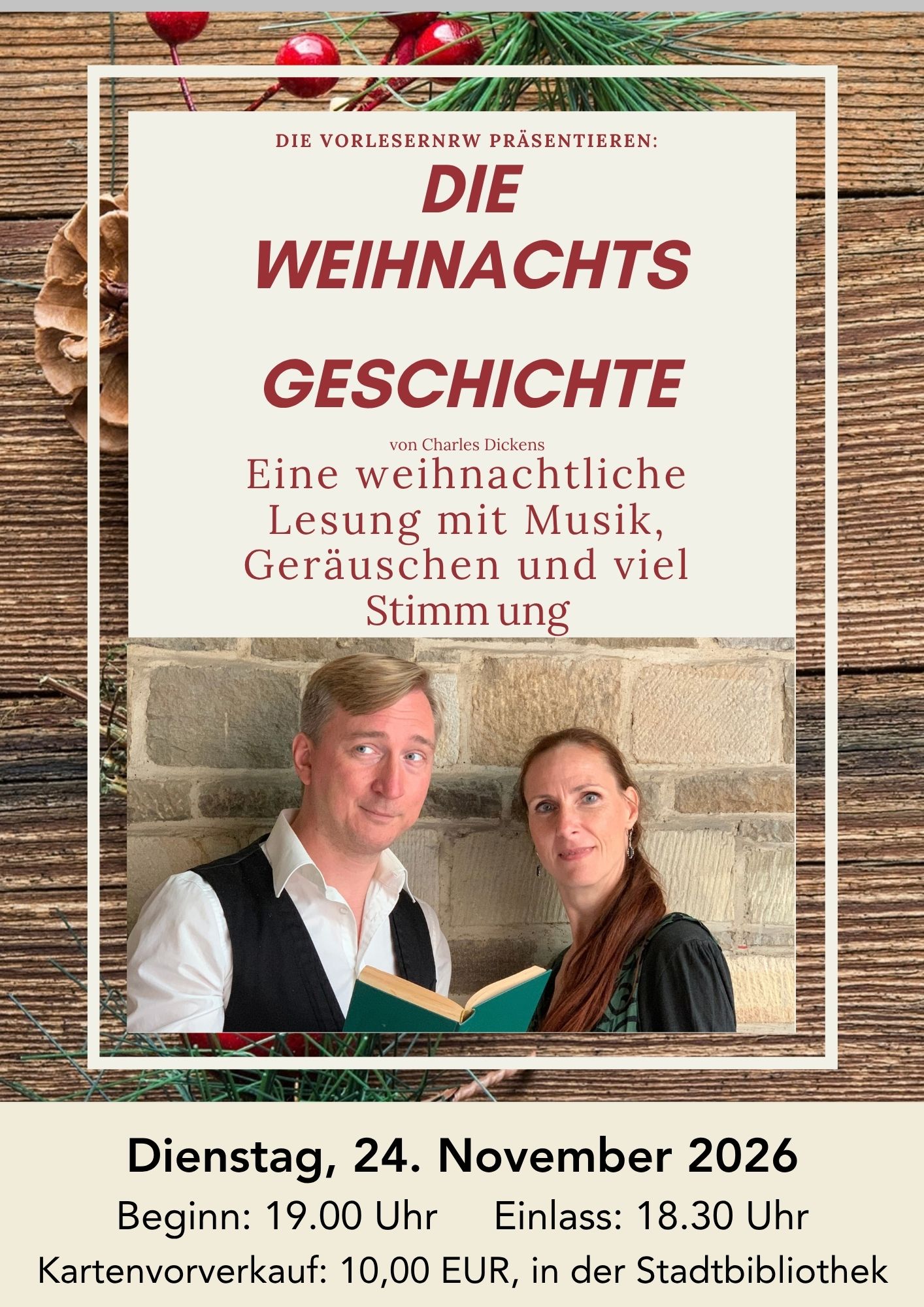 Die VorleserNRW präsentieren: DIE WEIHNACHTSGESCHICHTE