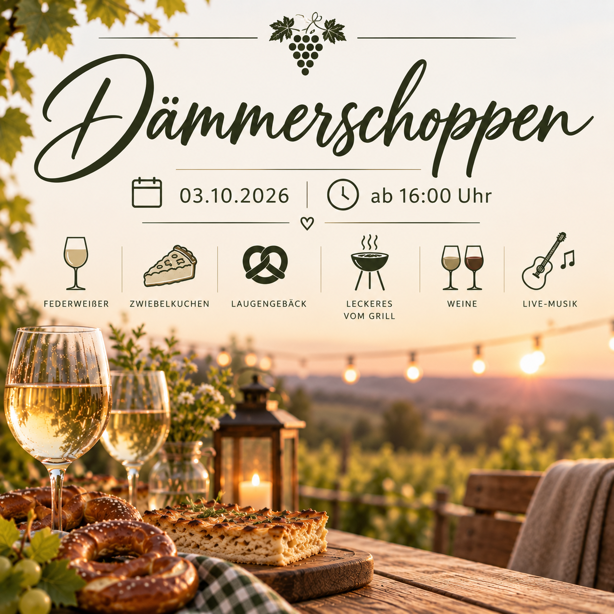 Dämmerschoppen & offene Weinprobe