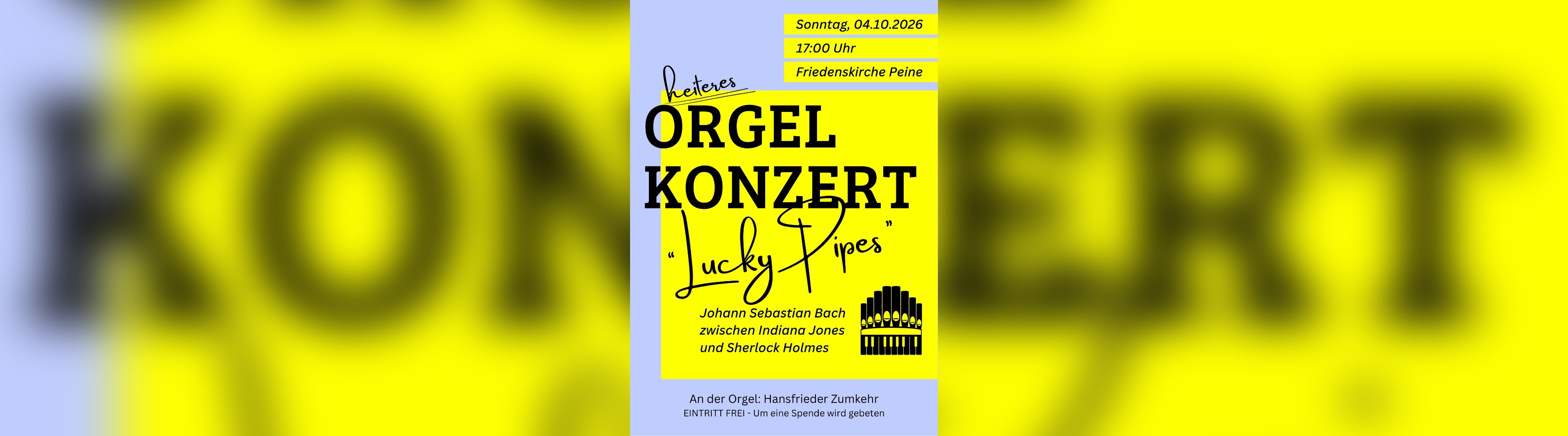 Orgelkonzert „Lucky pipes“