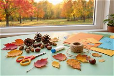 Herbstliches Basteln für Kinder