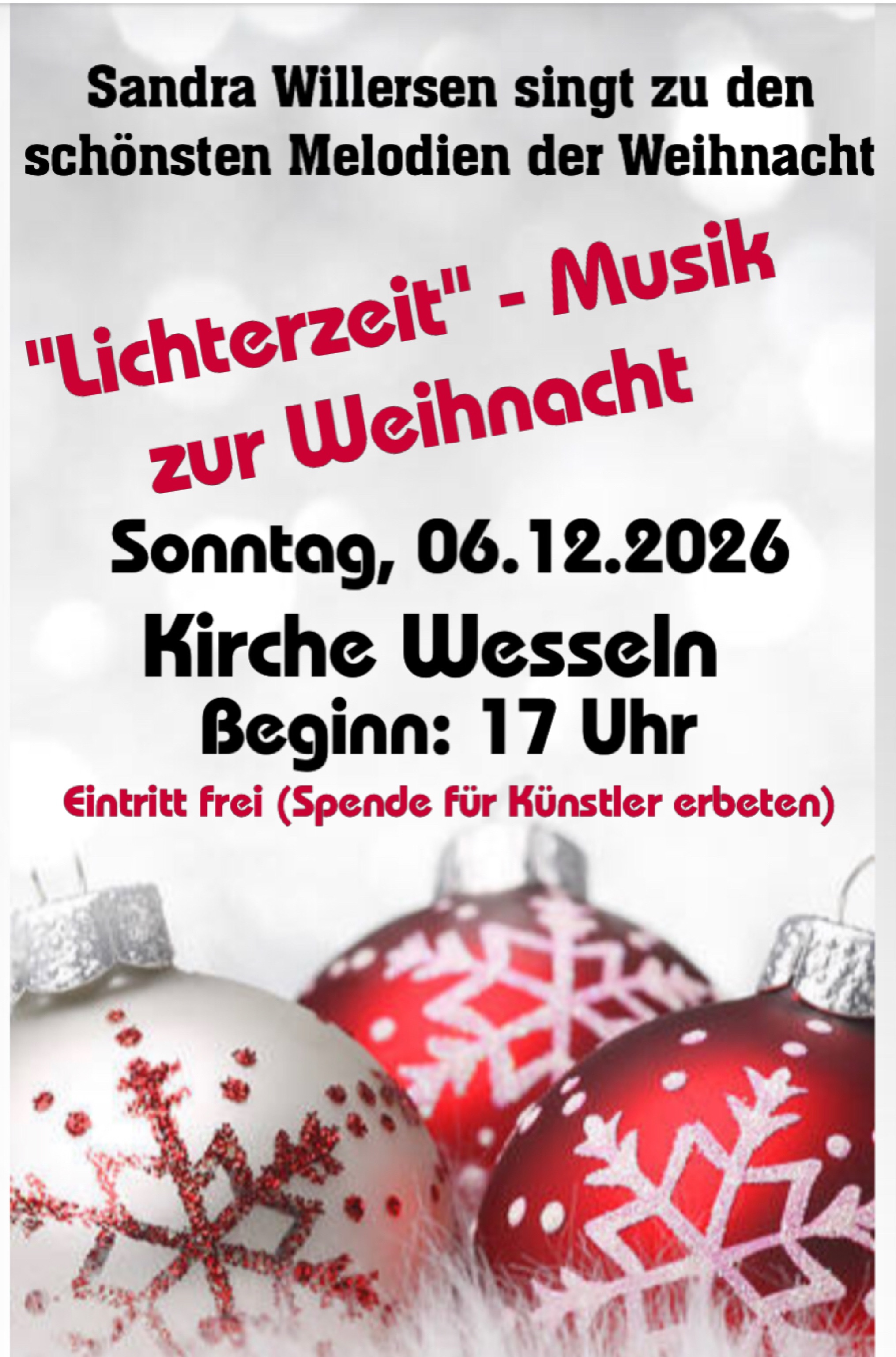 Weihnachtskonzert "Lichterzeit"
