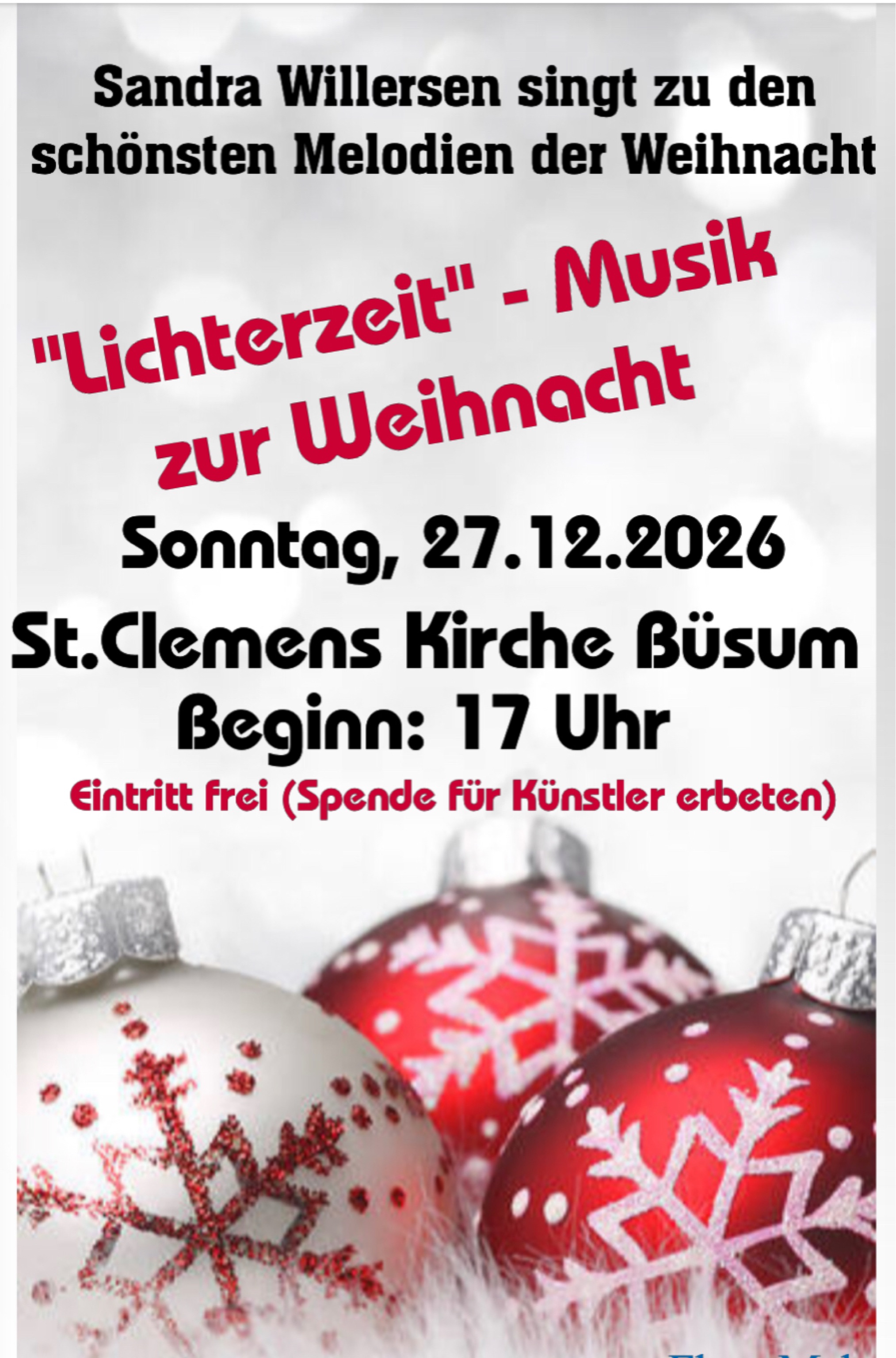Weihnachtskonzert "Lichterzeit"