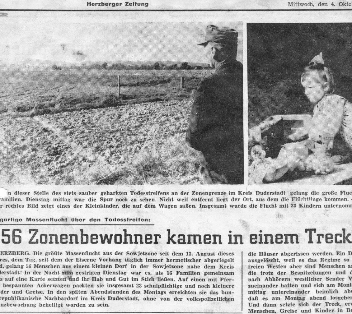 65 Jahre Massenflucht von Böseckendorf