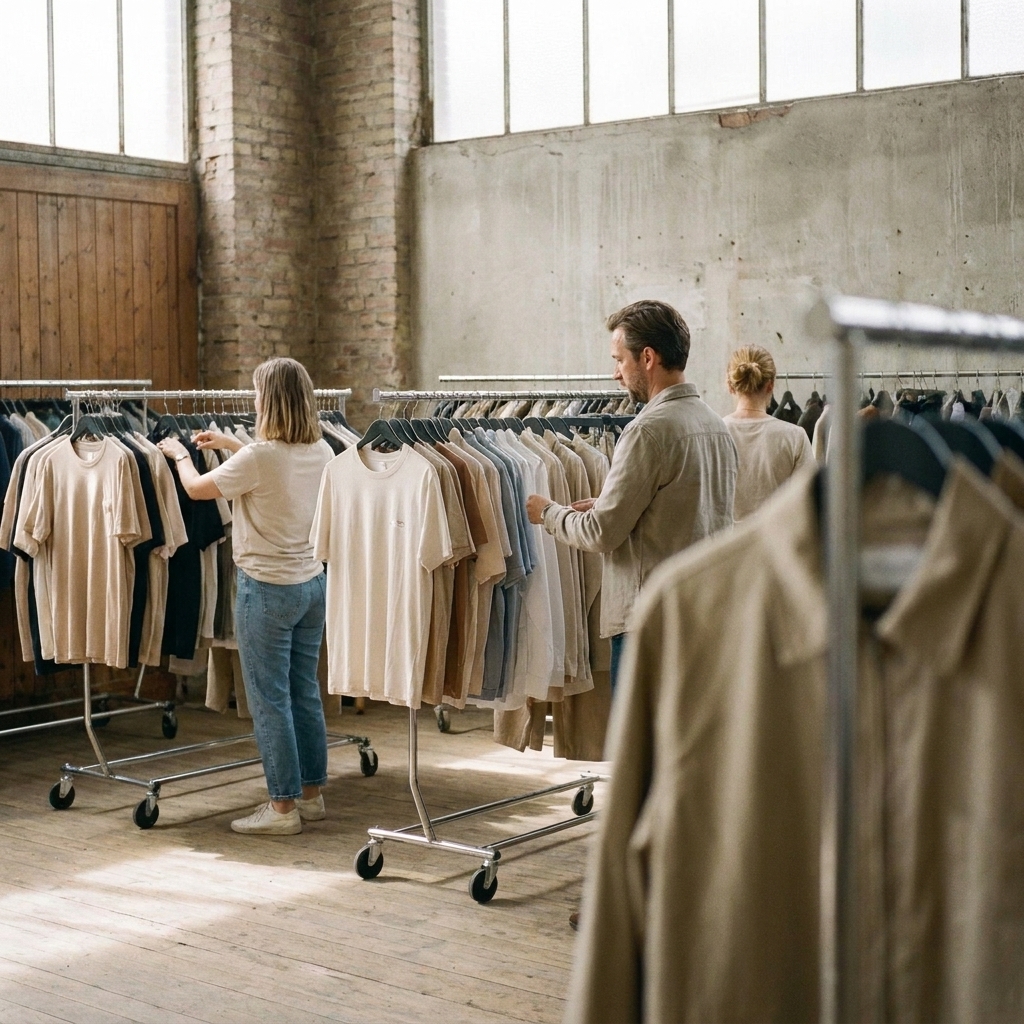 Gemeinsamer Textil-Restpostenverkauf bei GEKO