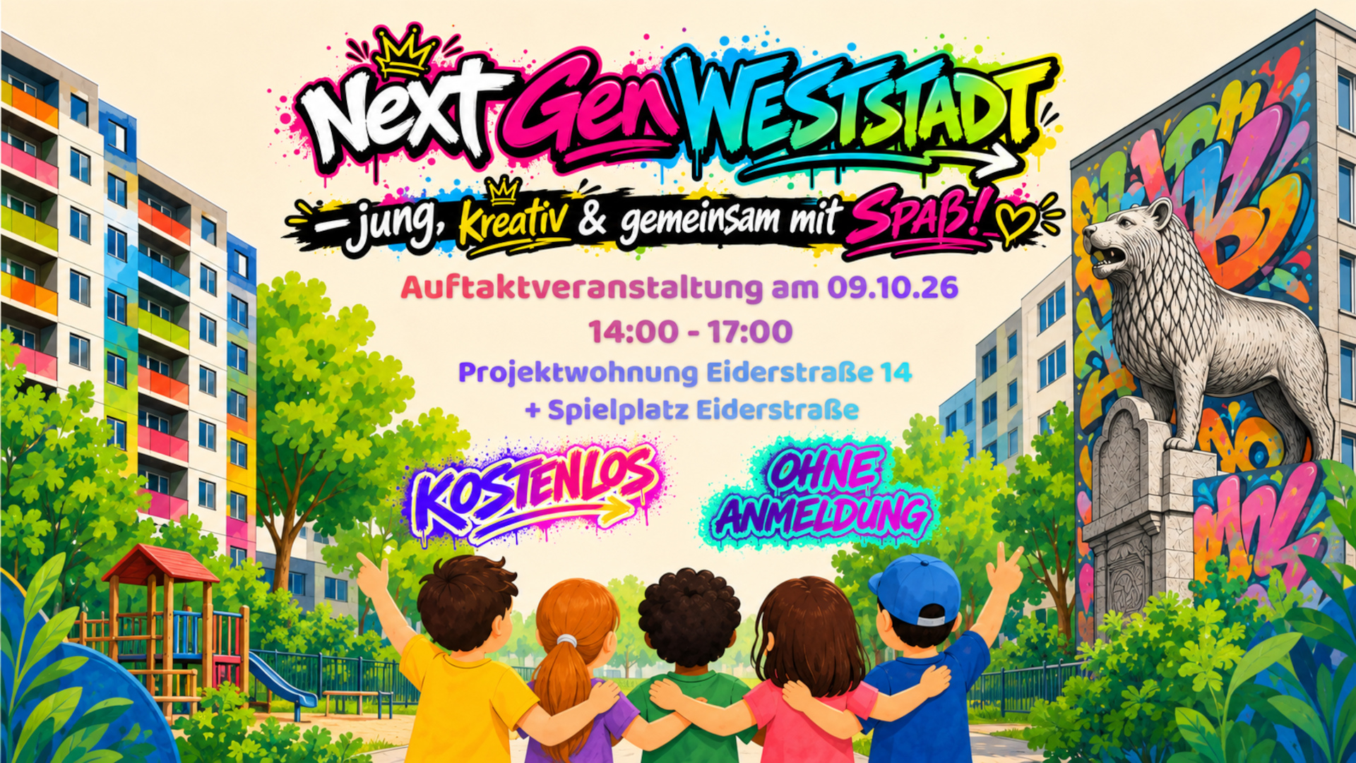 Next Gen Weststadt – jung, kreativ & gemeinsam mit Spaß! 