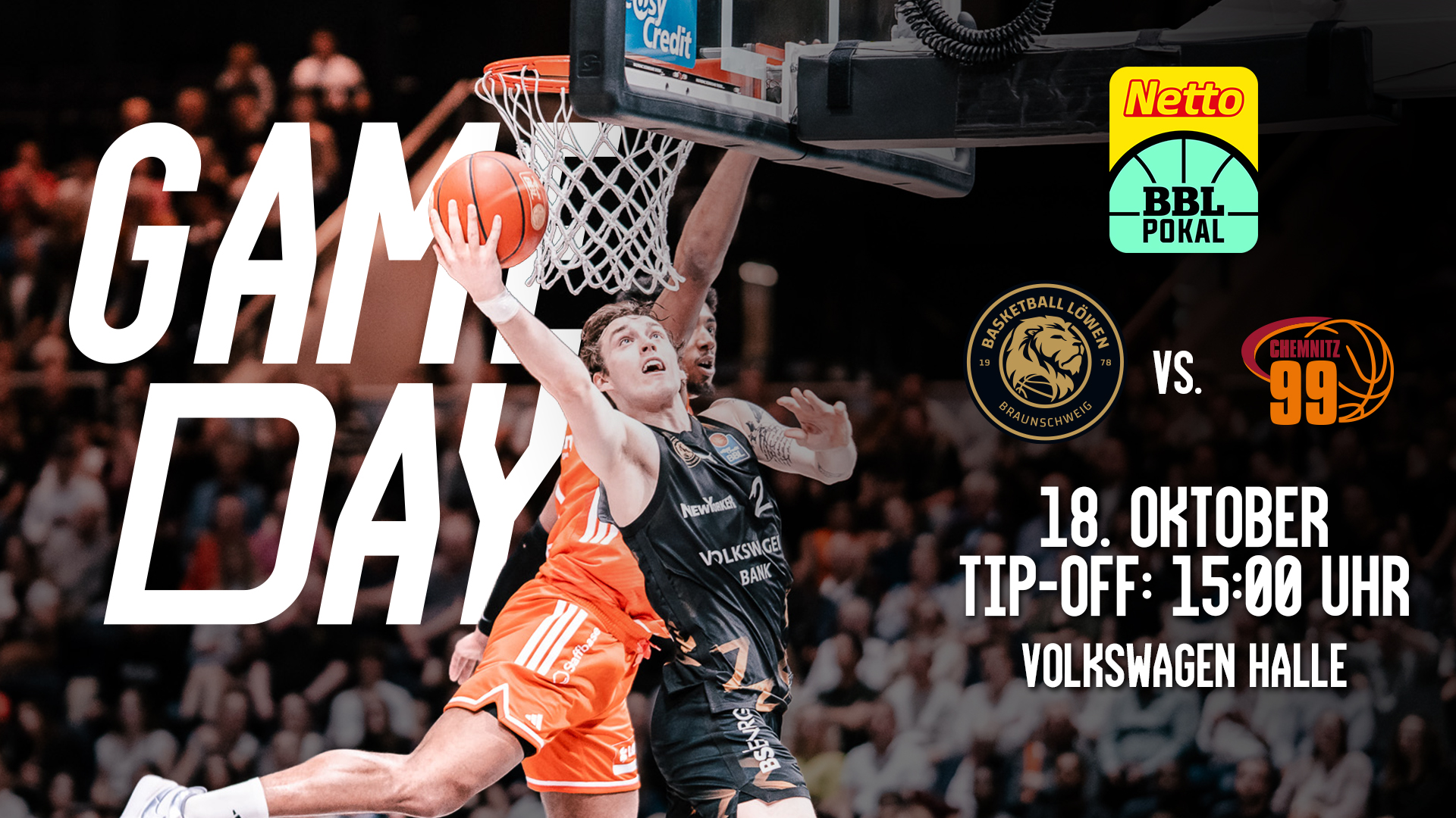 Basketball Löwen Braunschweig vs. NINERS Chemnitz