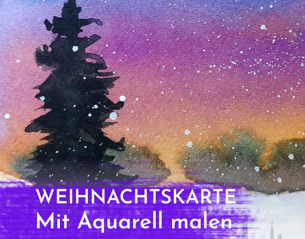 Kunst & Kreativ Atelier: Weihnachtskarten designen