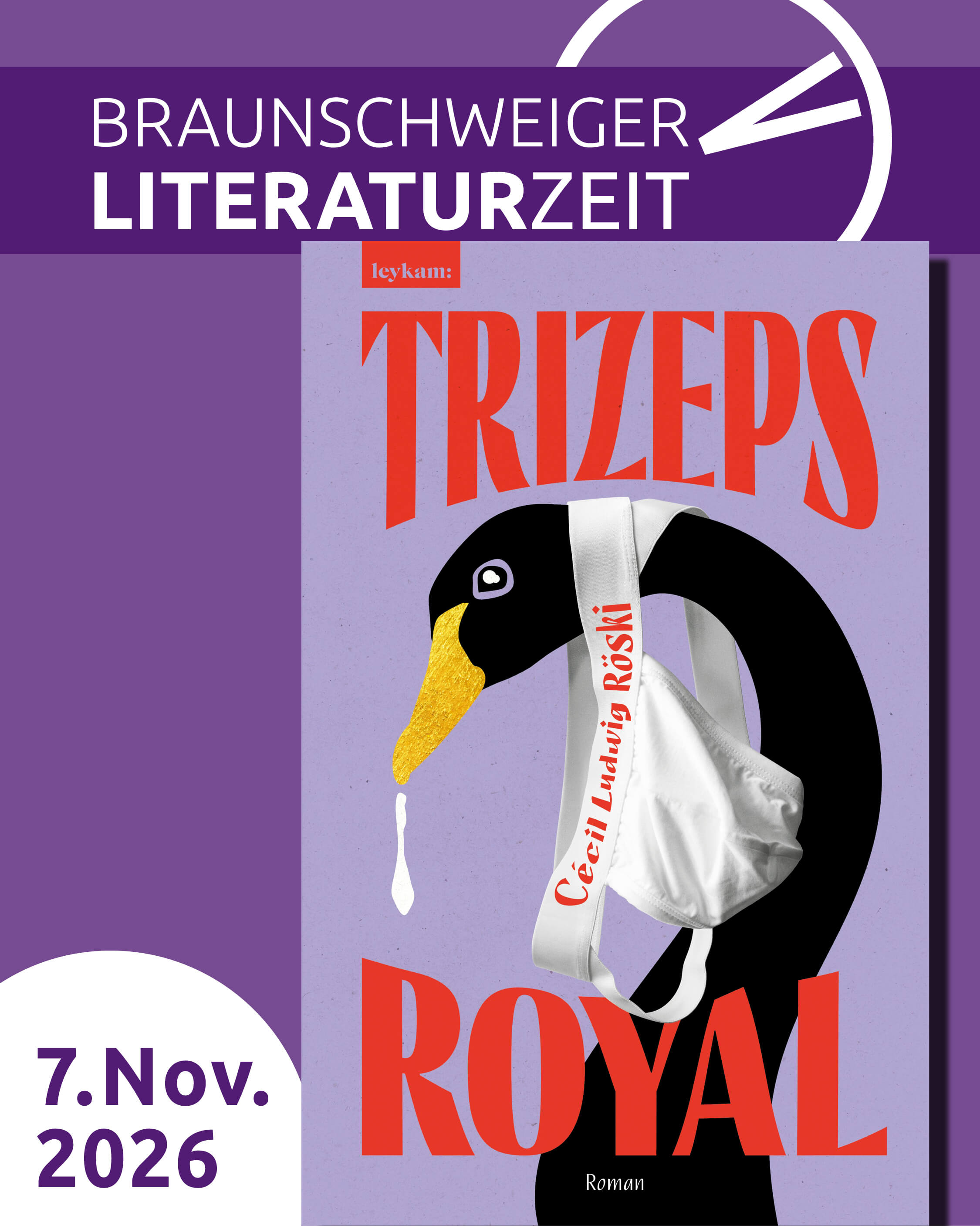 Lesung: Cécil Ludwig Röski: Trizeps Royal