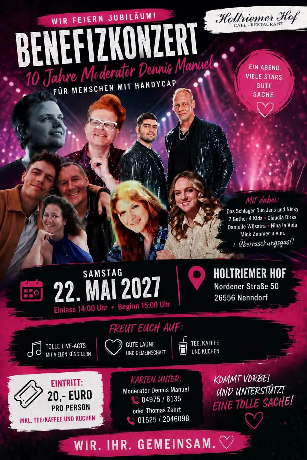 Benefizkonzert - 10 Jahre Moderator Dennis Manuel