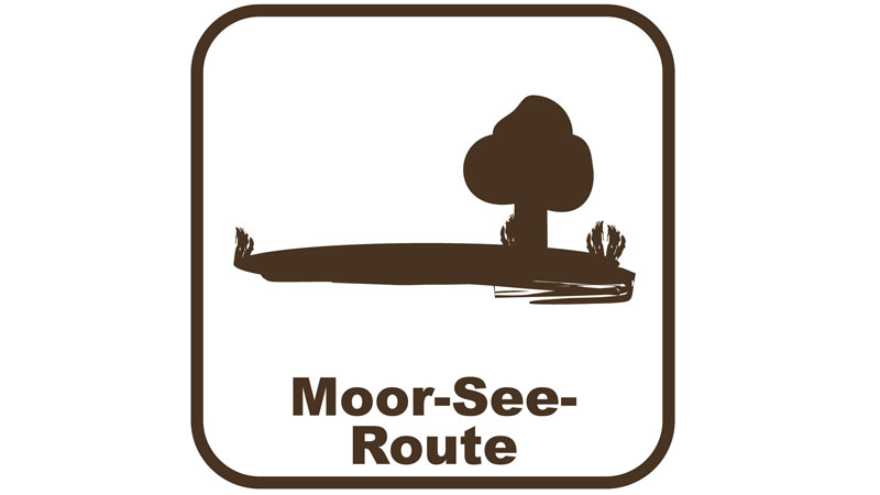 Logo der Radroute Moor-See-Route