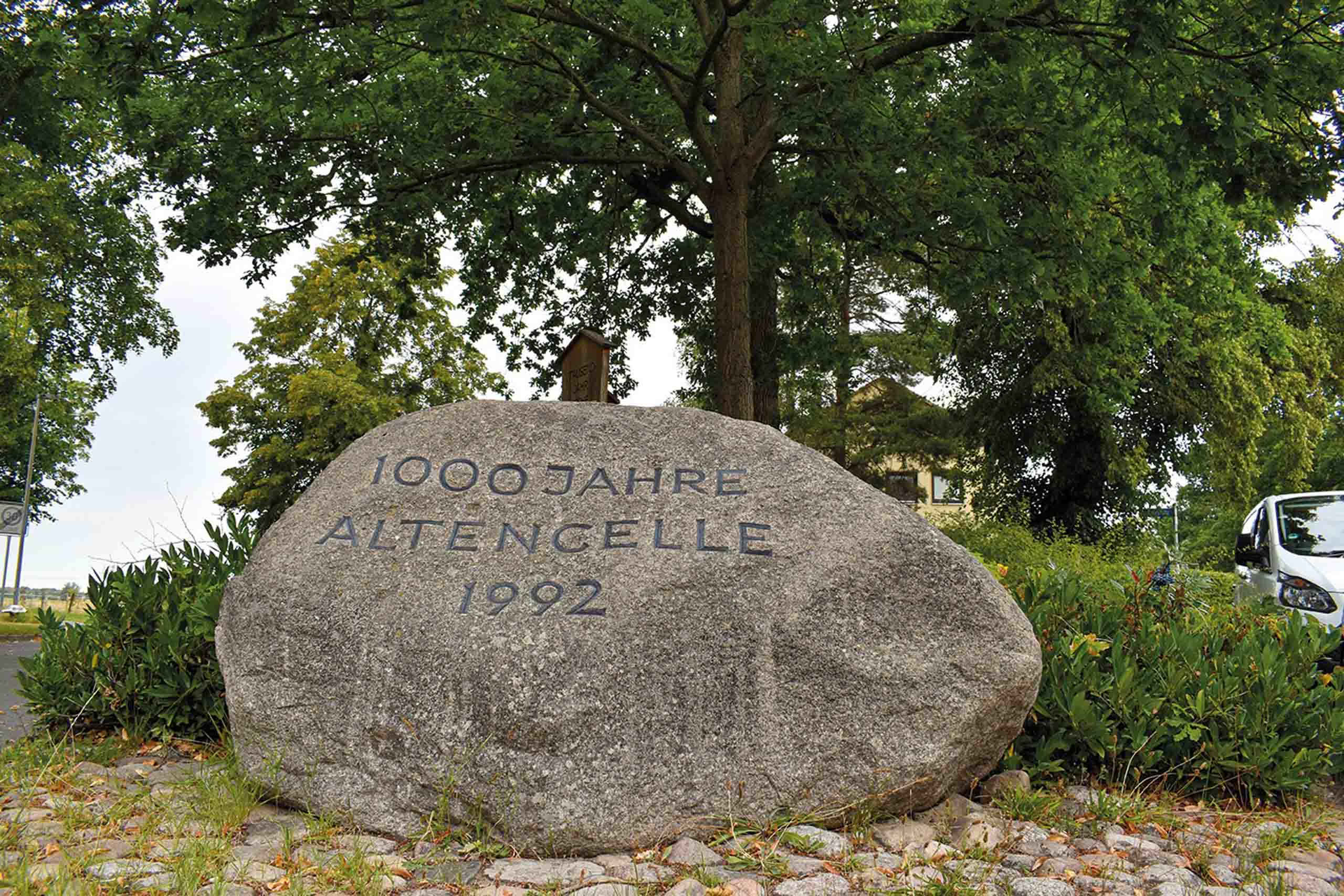 The 1000 years monument in Altencelle