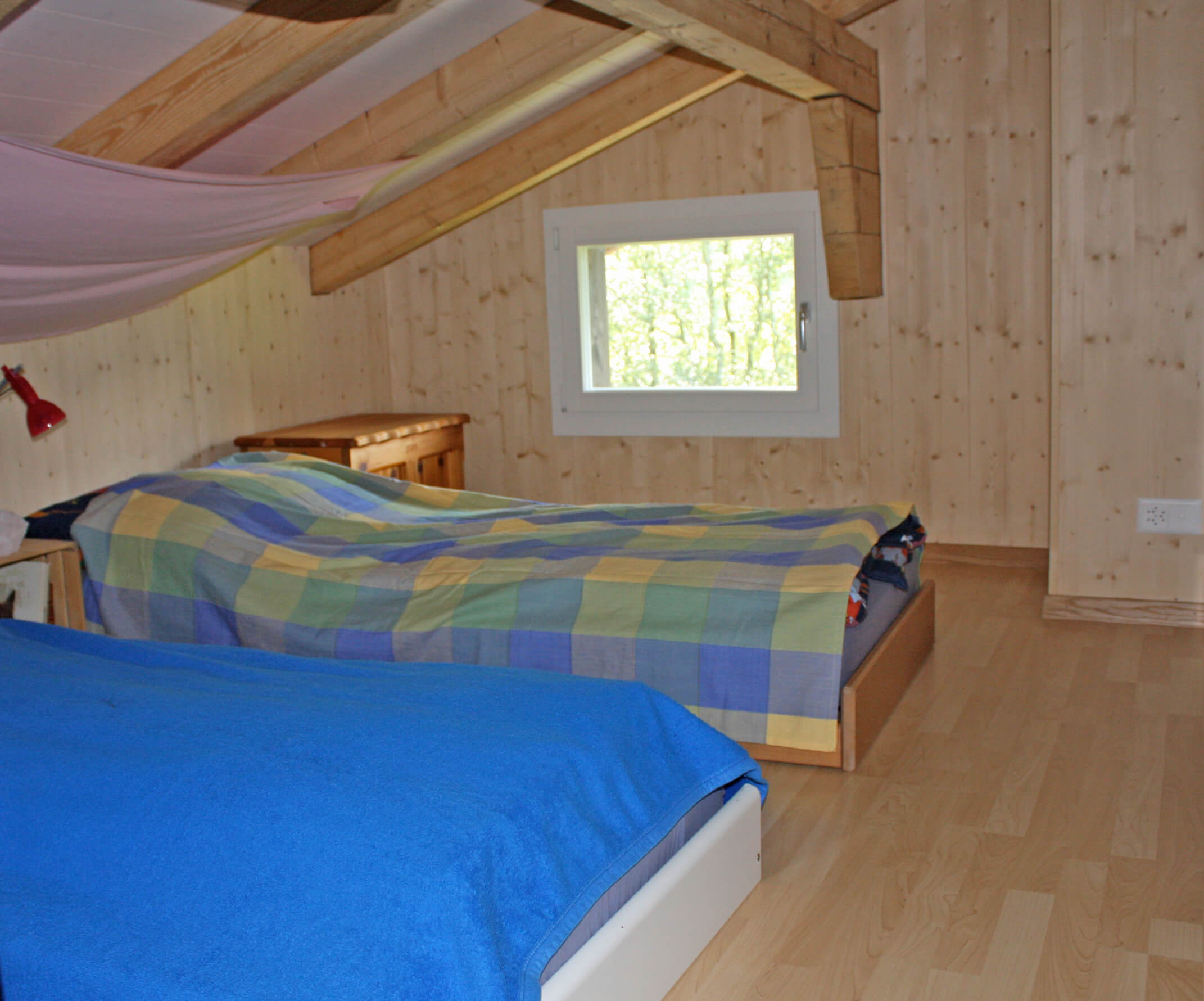 Bedroom Beds Chalet Pörtli