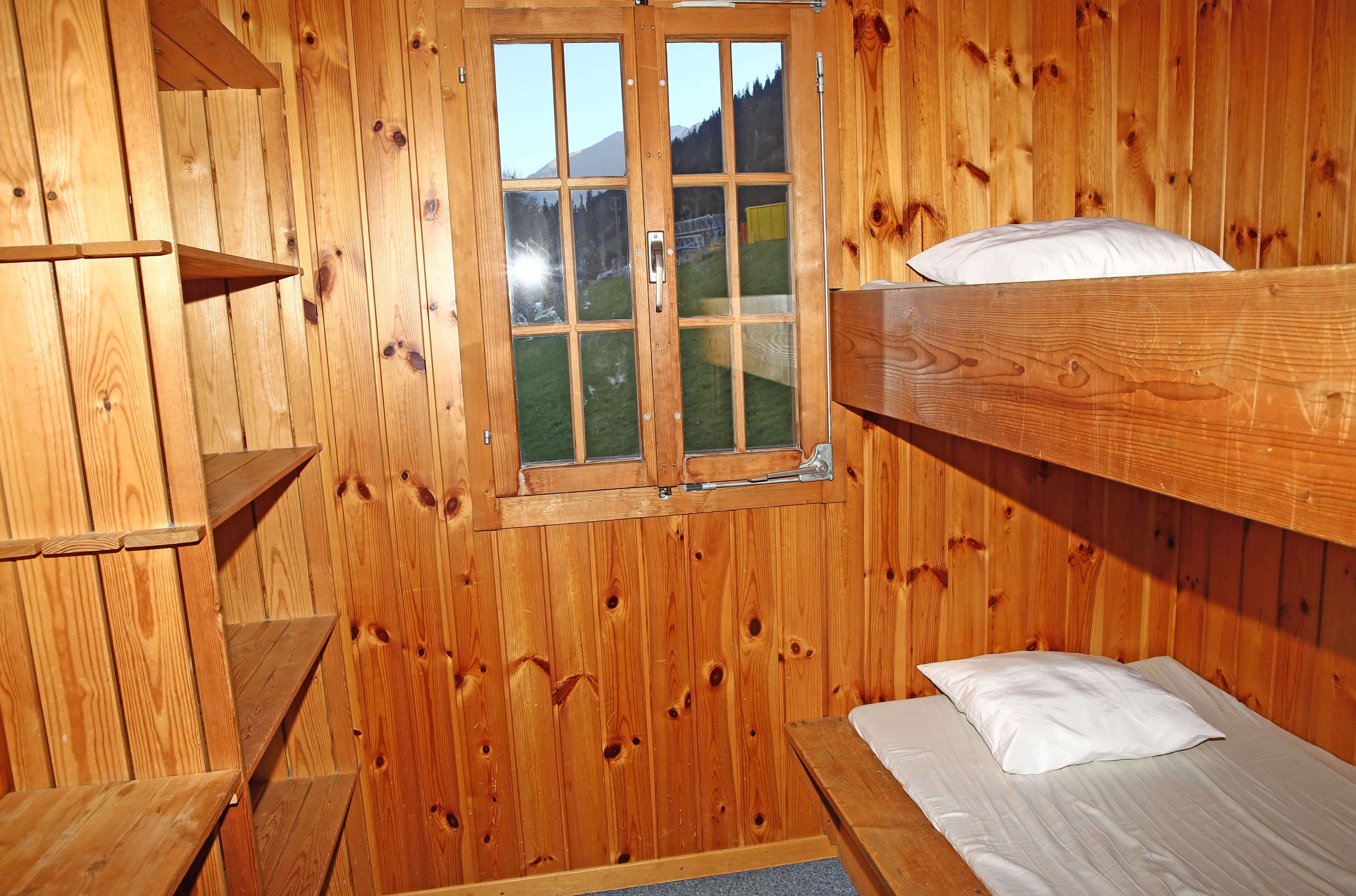 Window with bunk bed