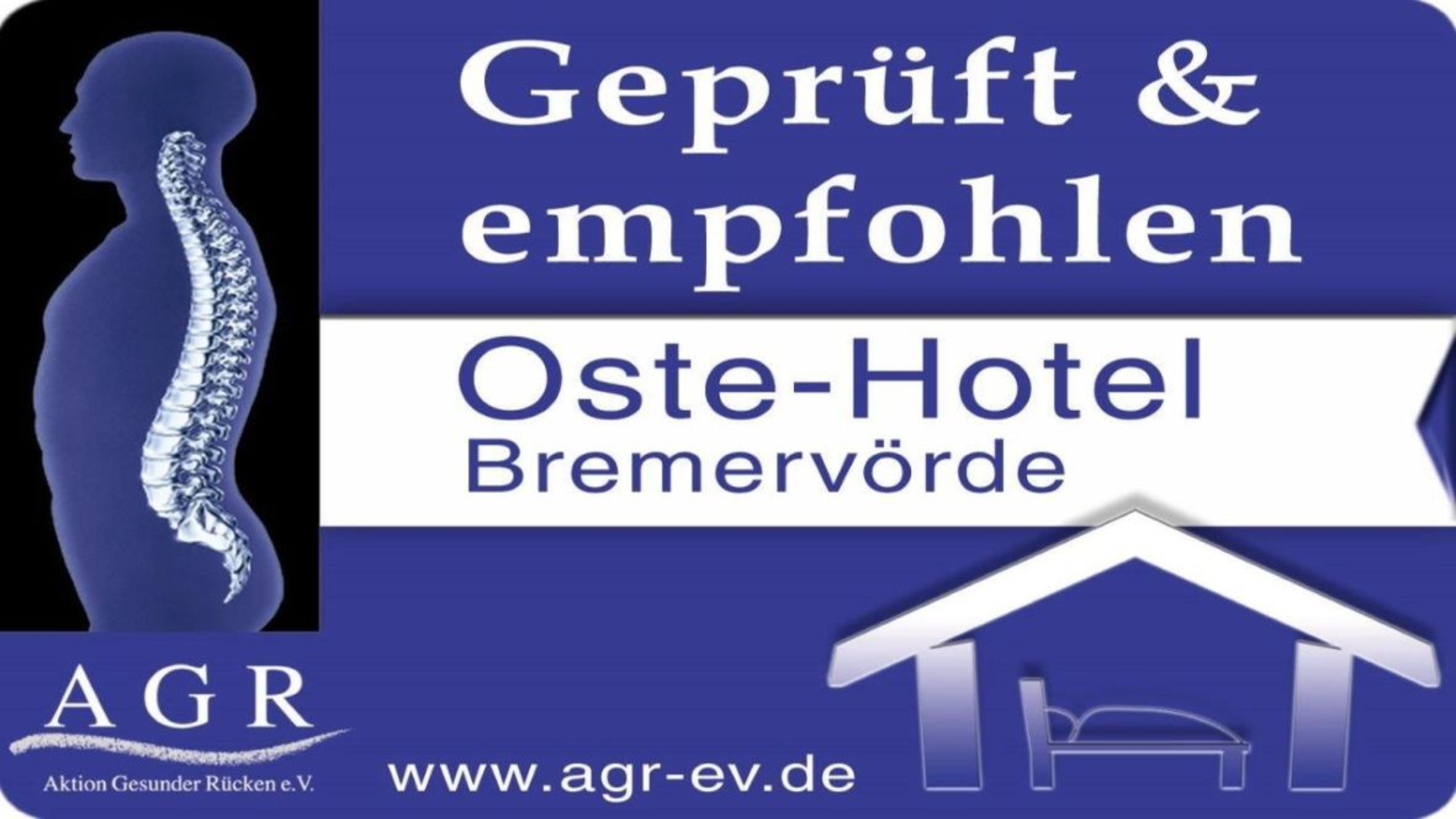 AGR-Gütesiegel des Oste-Hotels Bremervörde