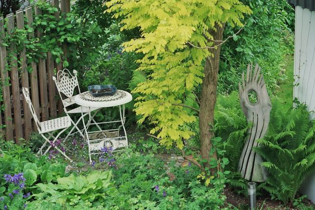 Sitzecke im Garten