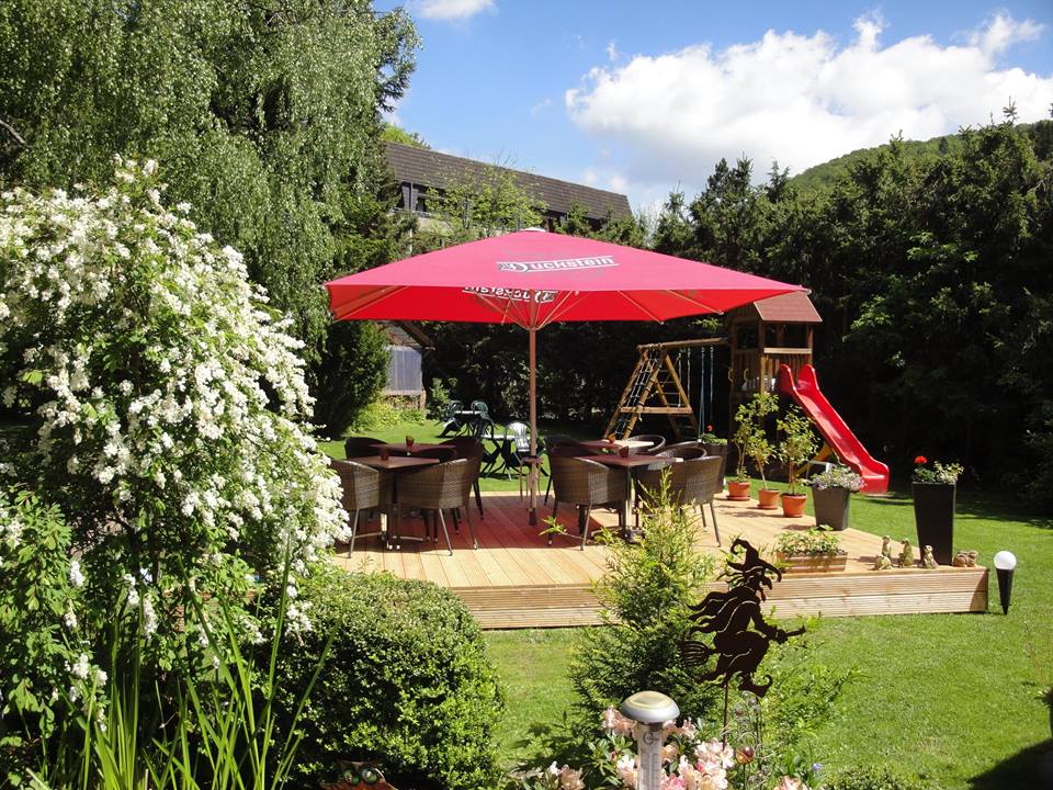 Hotel-Pension Altes Forsthaus in Zorge - Doppelzimmer - Terrasse - Lounge