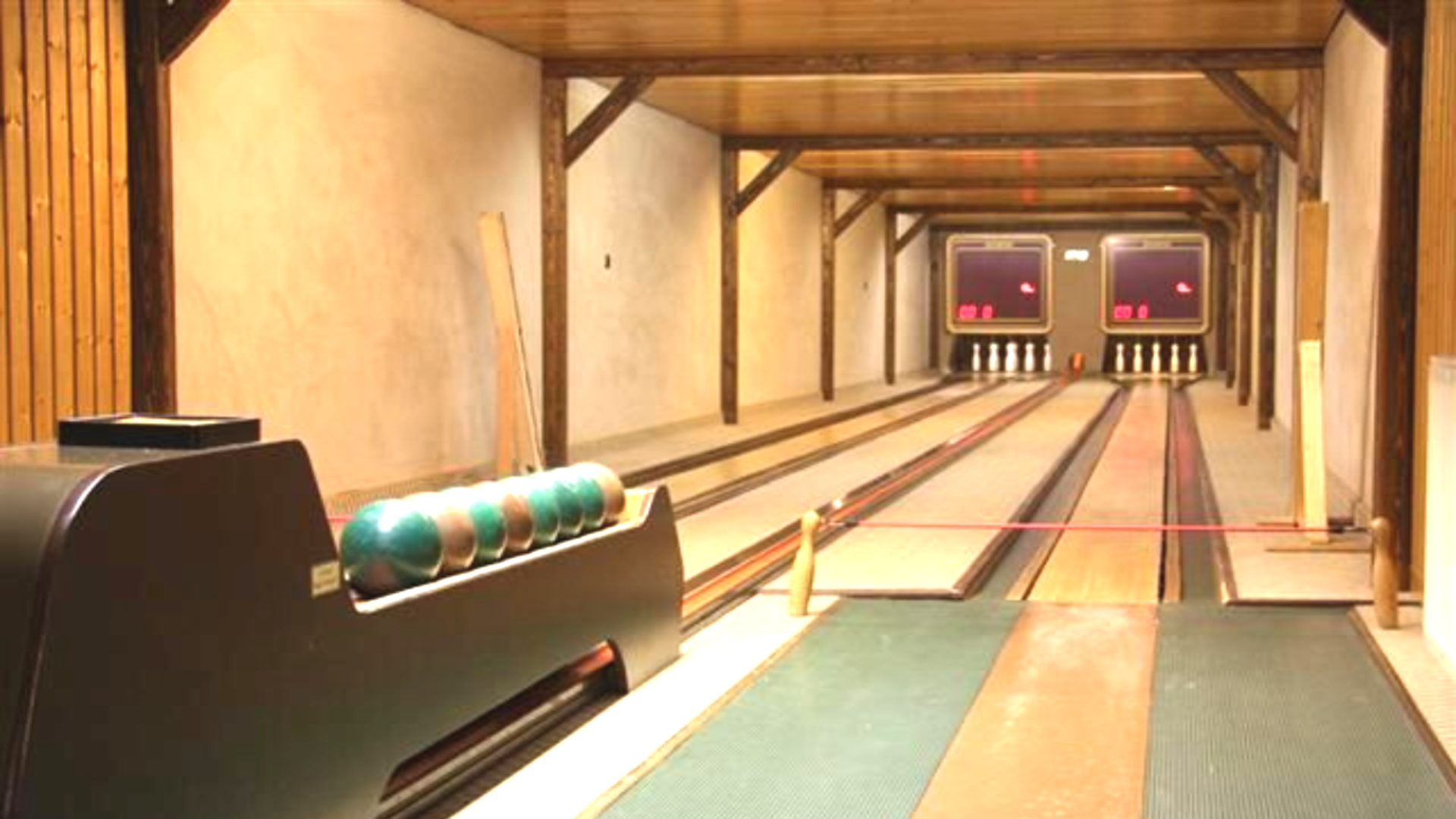 Kegelbahn des Hotel Kluster Hof