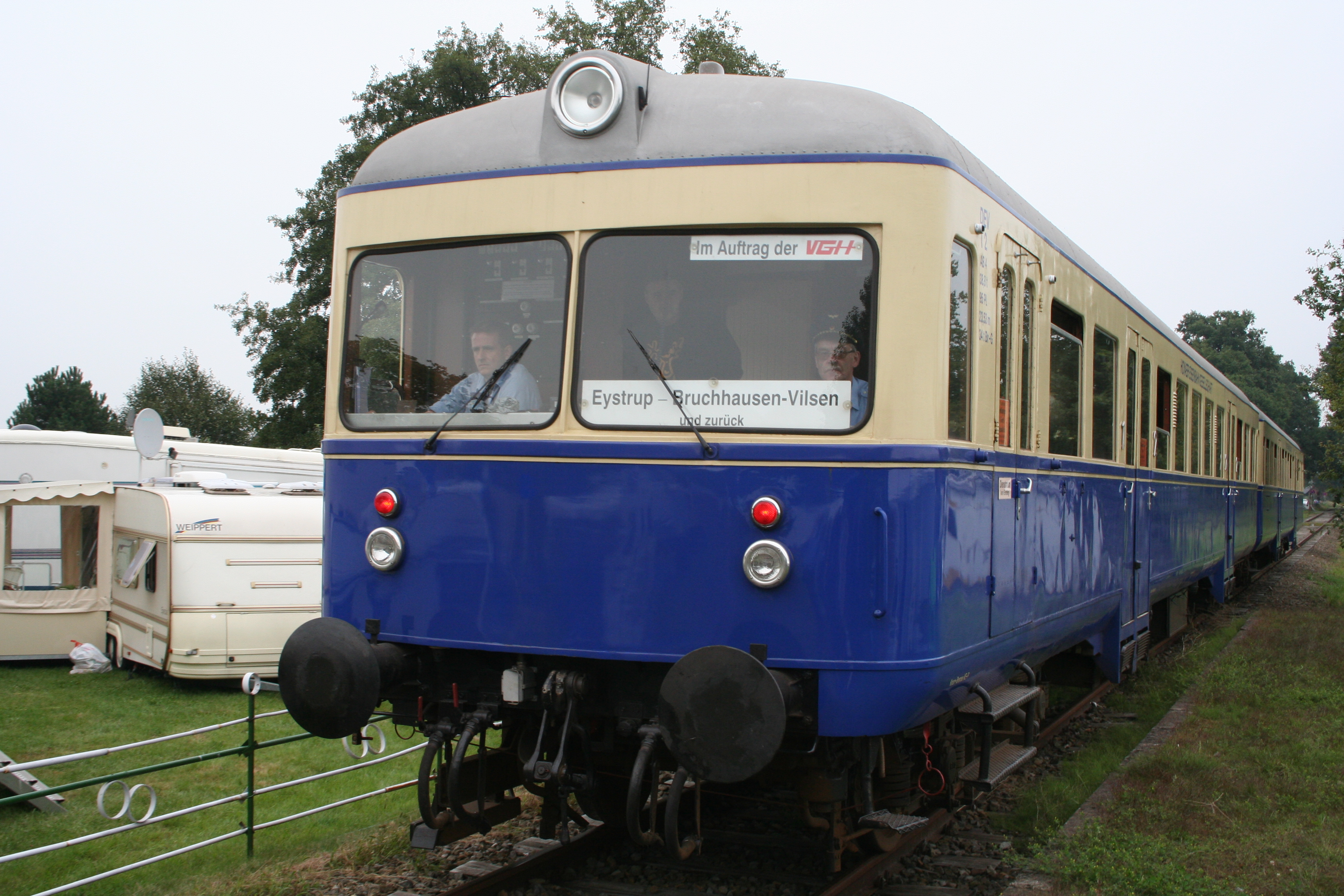Historischer Schienenbus "Kaffkieker"