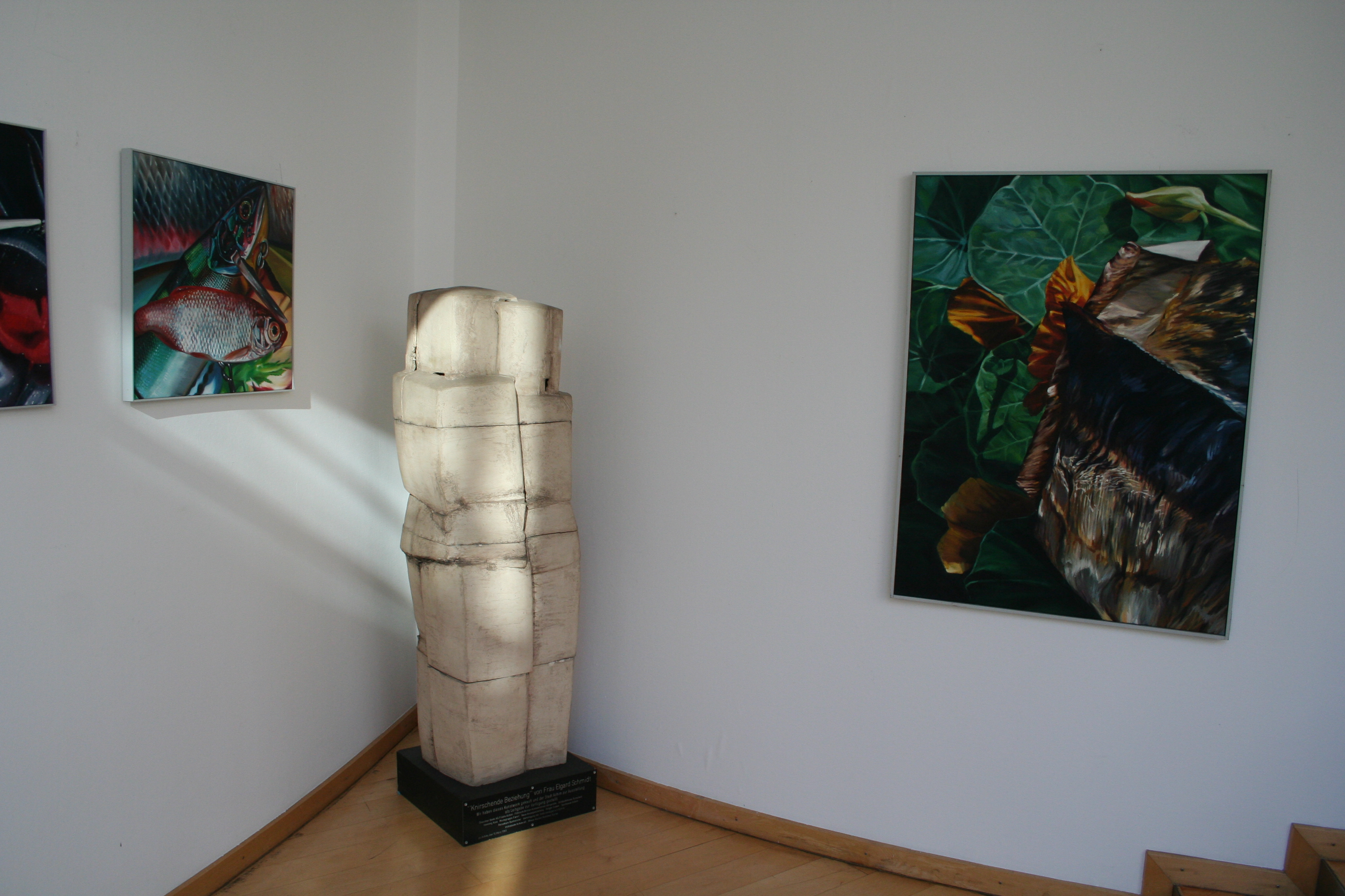 Skulptur "Knirschende Beziehung"