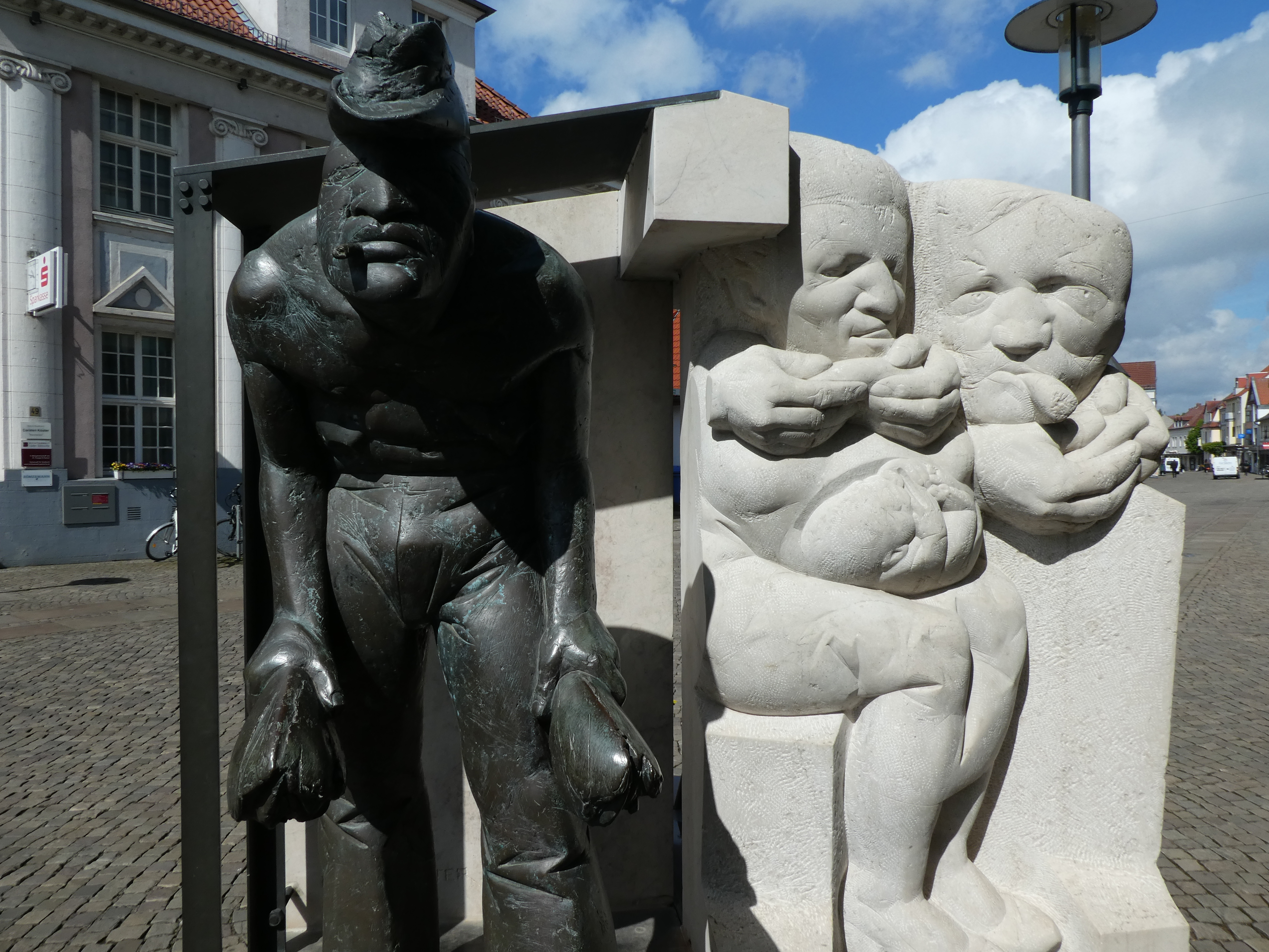 Skulptur "Zigarrenmacher"