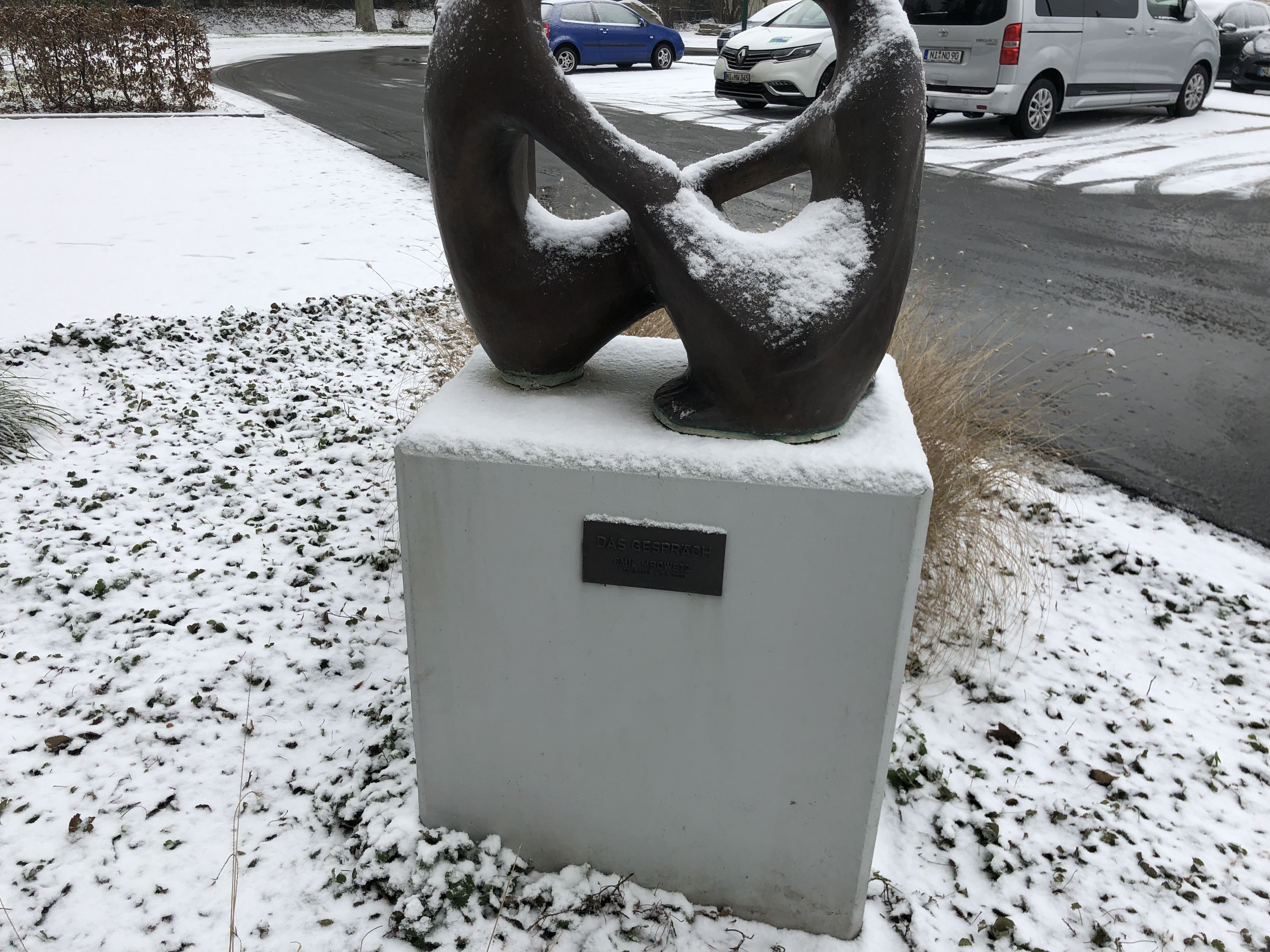 Skulptur "Das Gespräch"