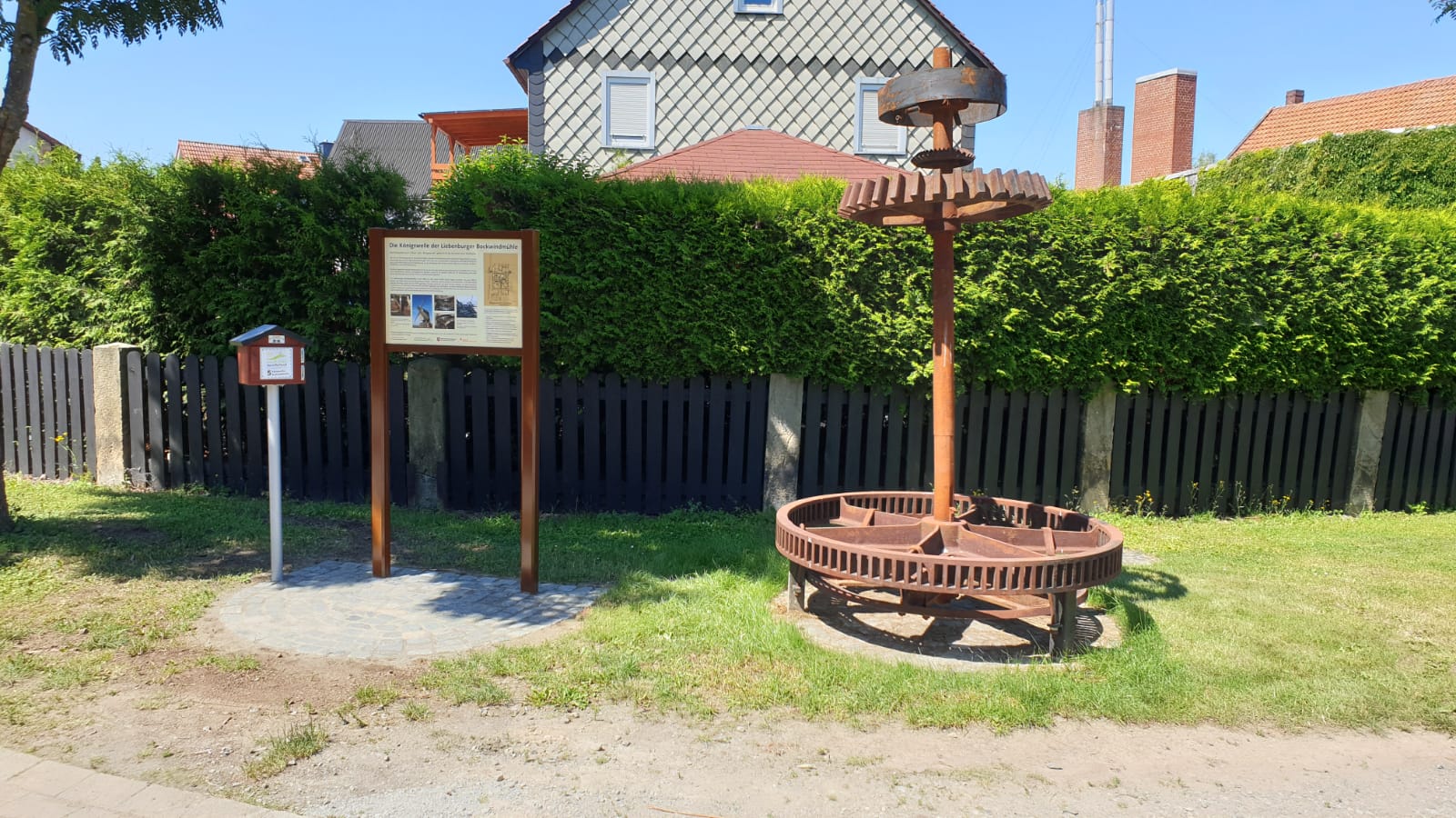 05. Station Königswelle/ Bockwindmühle am Lewer Platz