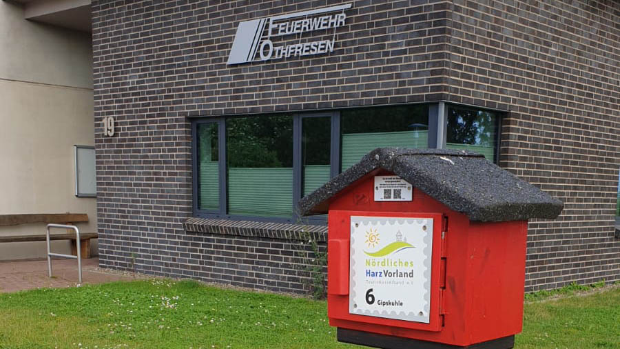 06. Station Gipskuhle Heimrode am Feuerwehrgeraetehaus Othfresen